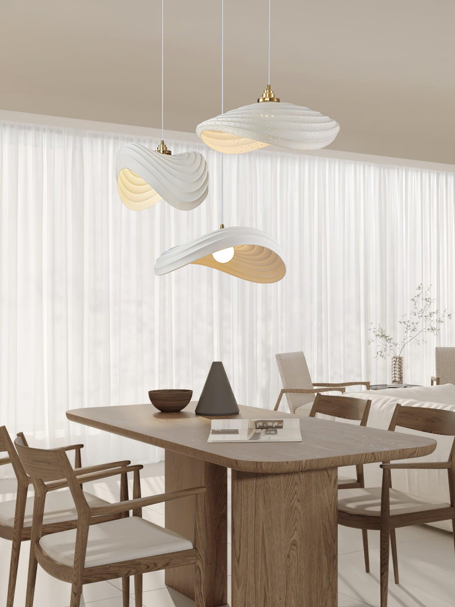Lila Modern Resin Pendant Light-Neutral Decor