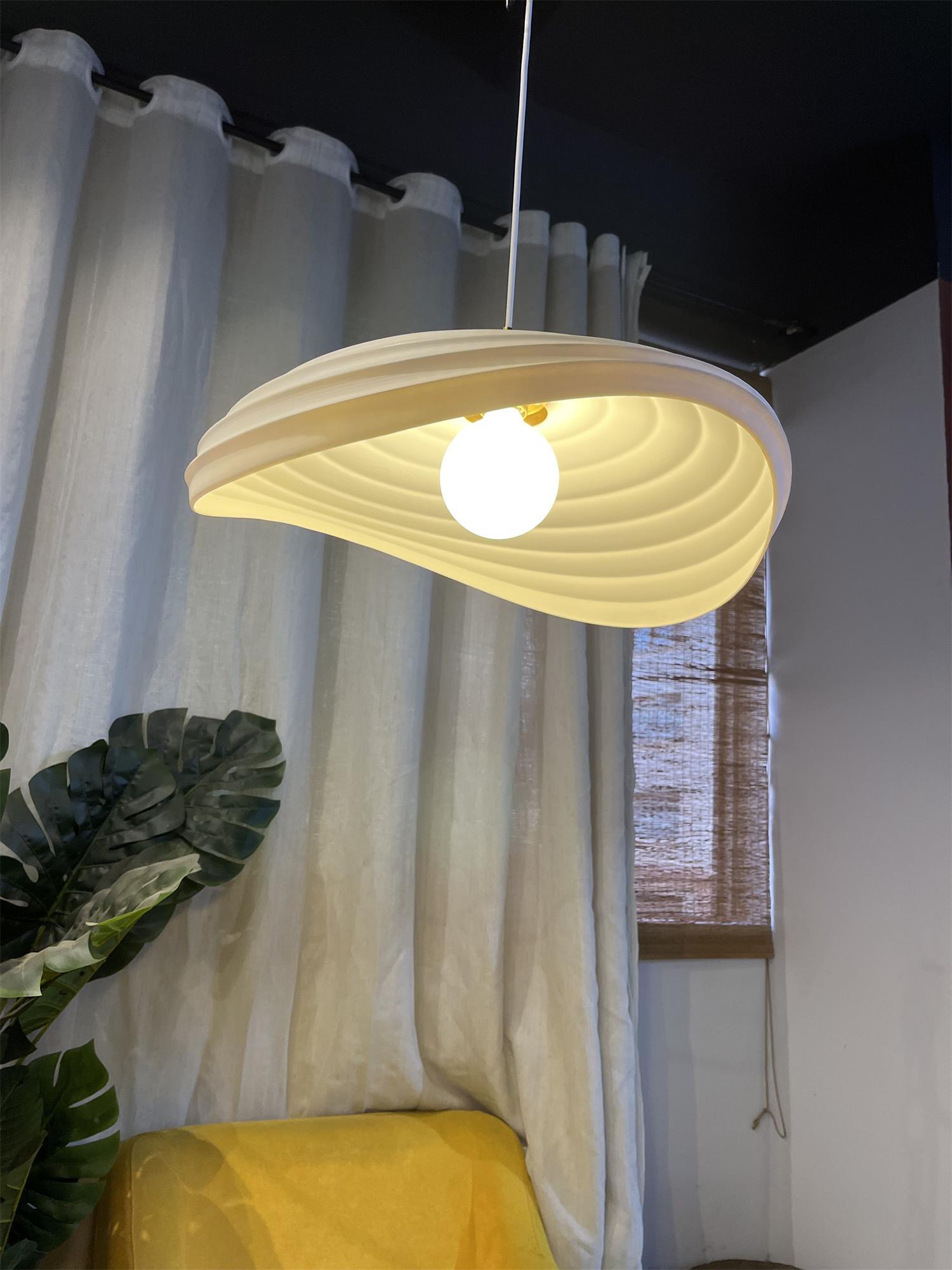 Lila Modern Resin Pendant Light-Neutral Decor