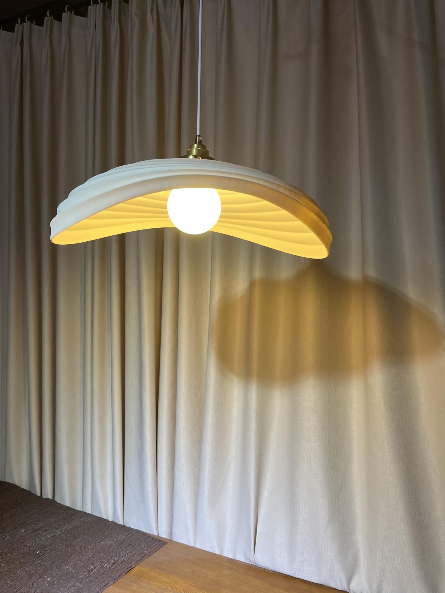 Lila Modern Resin Pendant Light-Neutral Decor