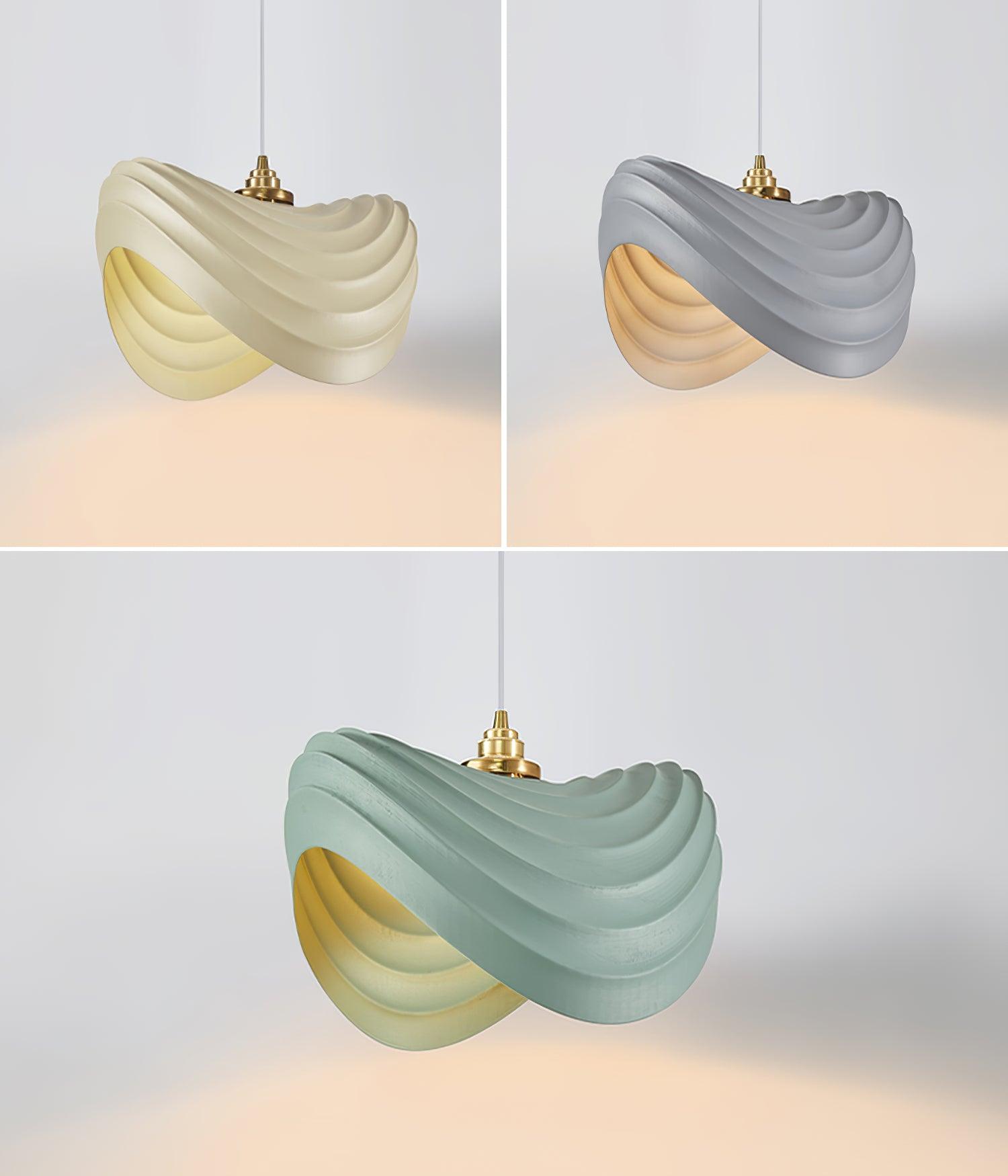 Lila Modern Resin Pendant Light-Neutral Decor