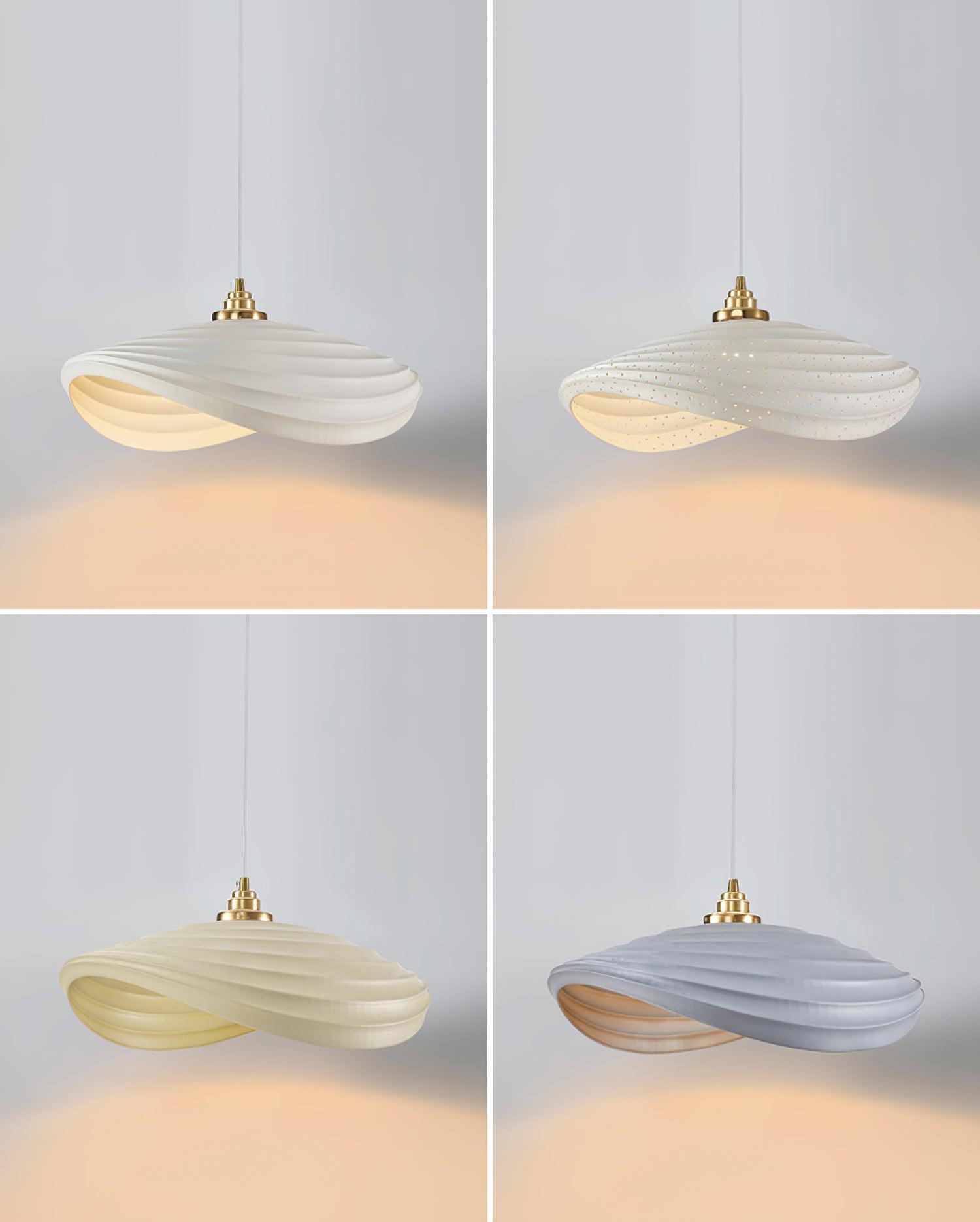 Lila Modern Resin Pendant Light-Neutral Decor