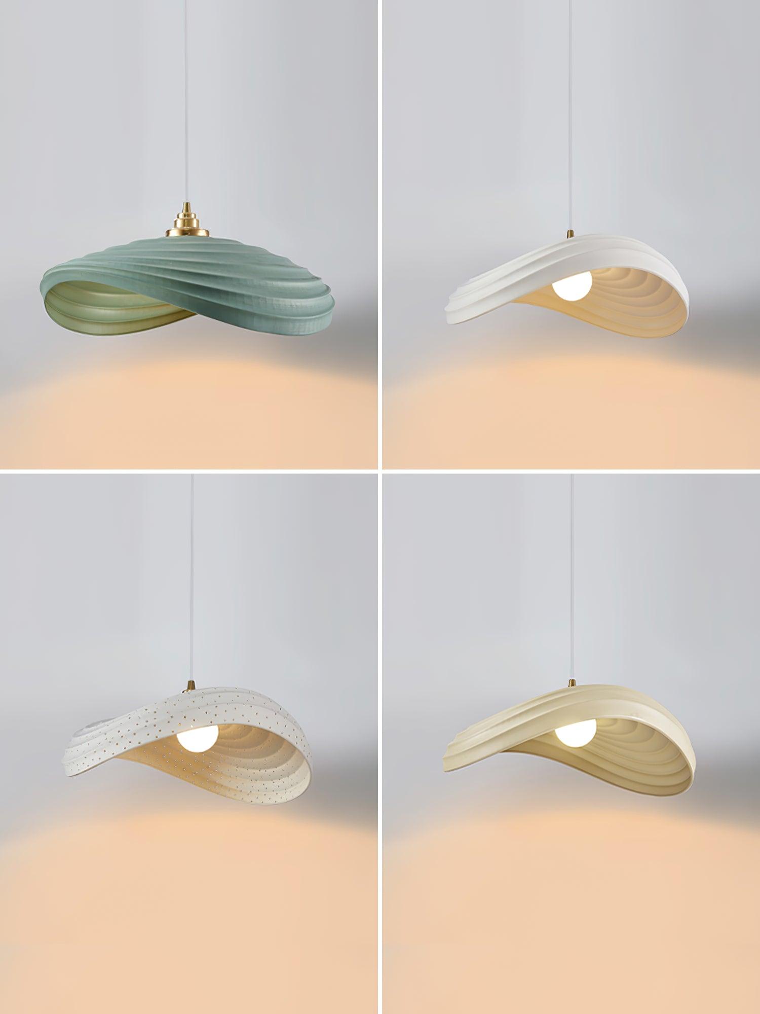 Lila Modern Resin Pendant Light-Neutral Decor
