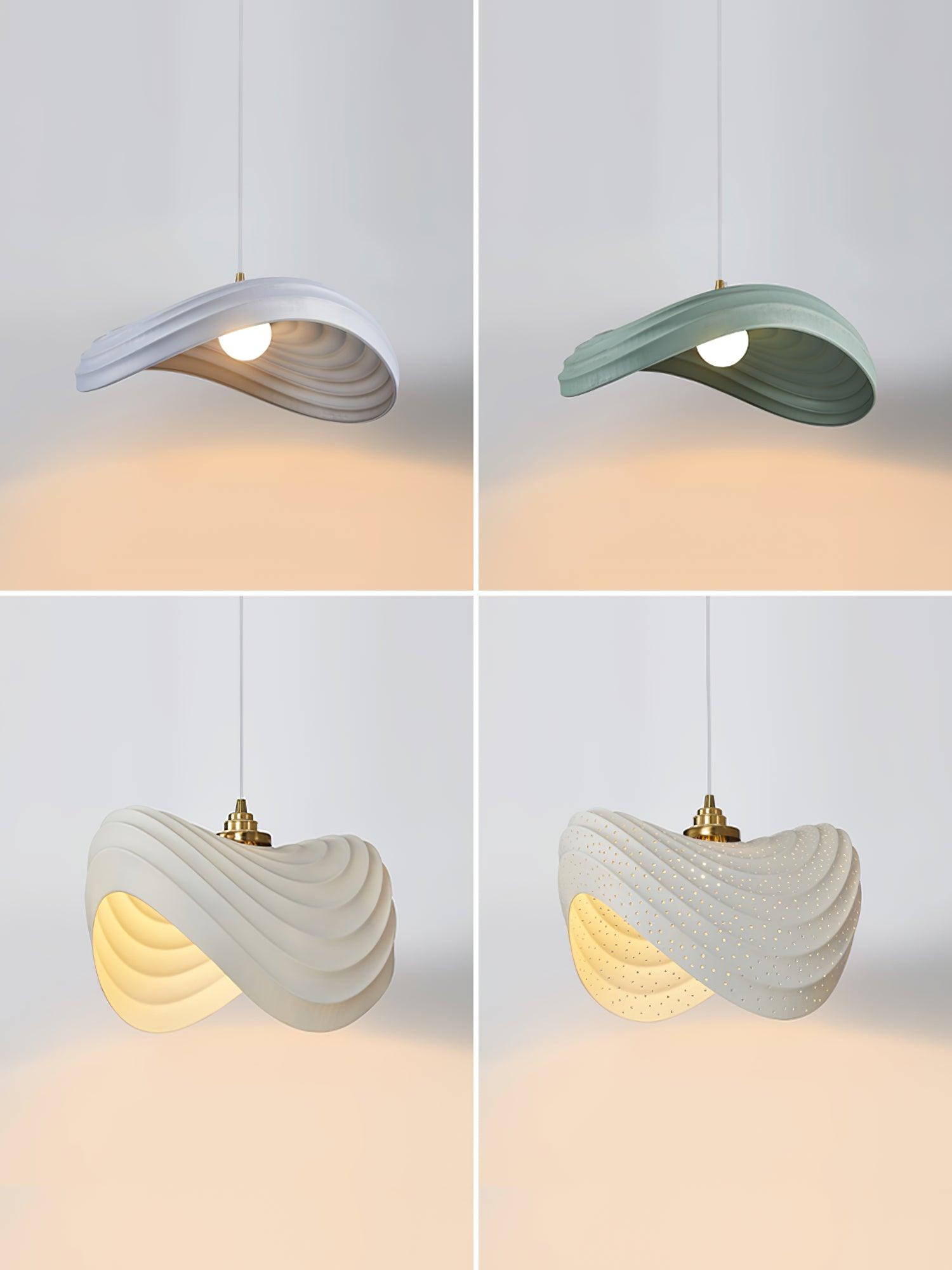 Lila Modern Resin Pendant Light-Neutral Decor