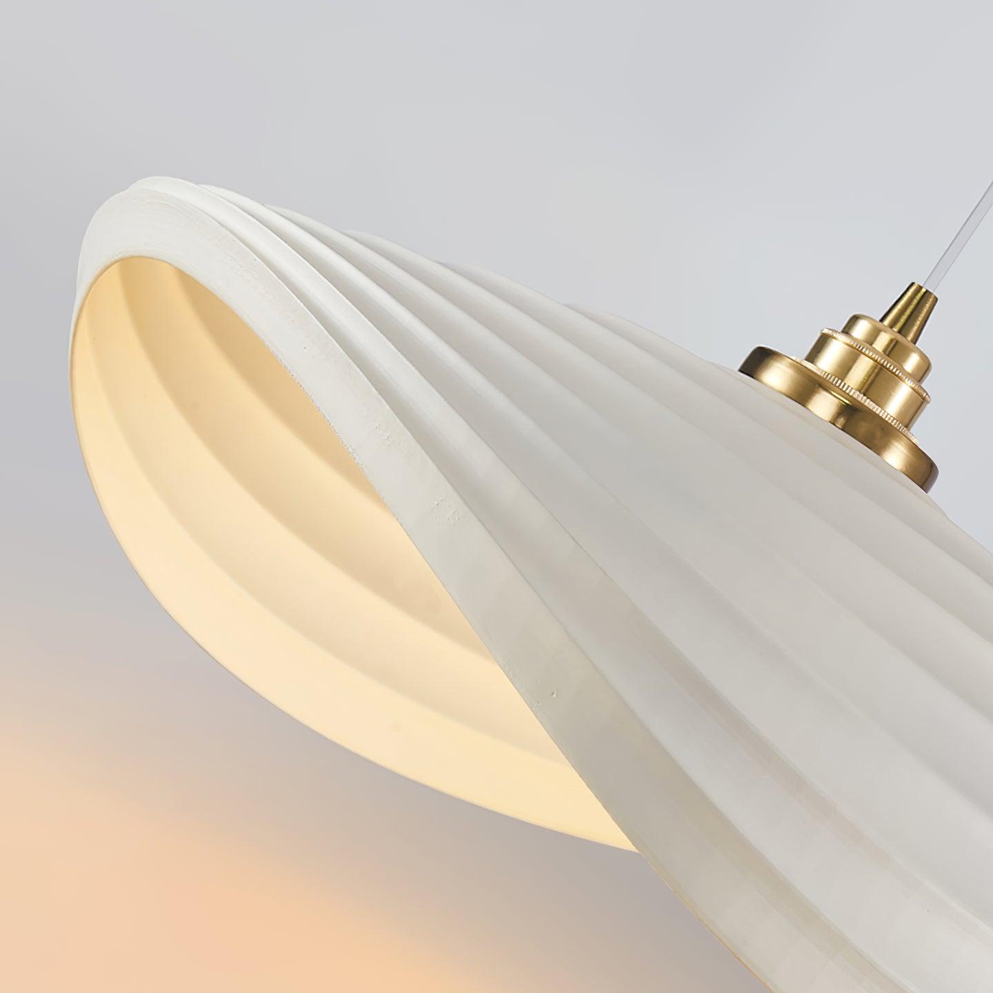 Lila Modern Resin Pendant Light-Neutral Decor