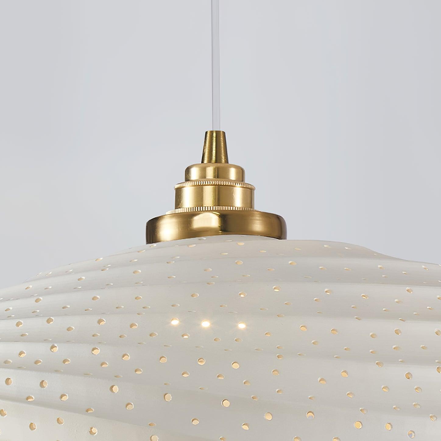 Lila Modern Resin Pendant Light-Neutral Decor