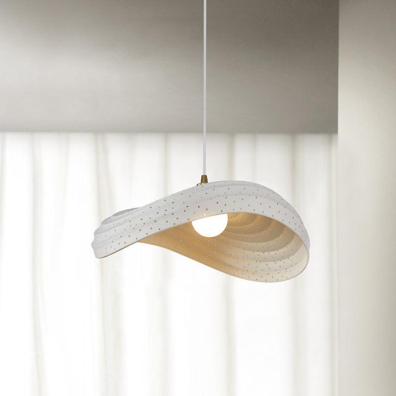 Lila Modern Resin Pendant Light-Neutral Decor