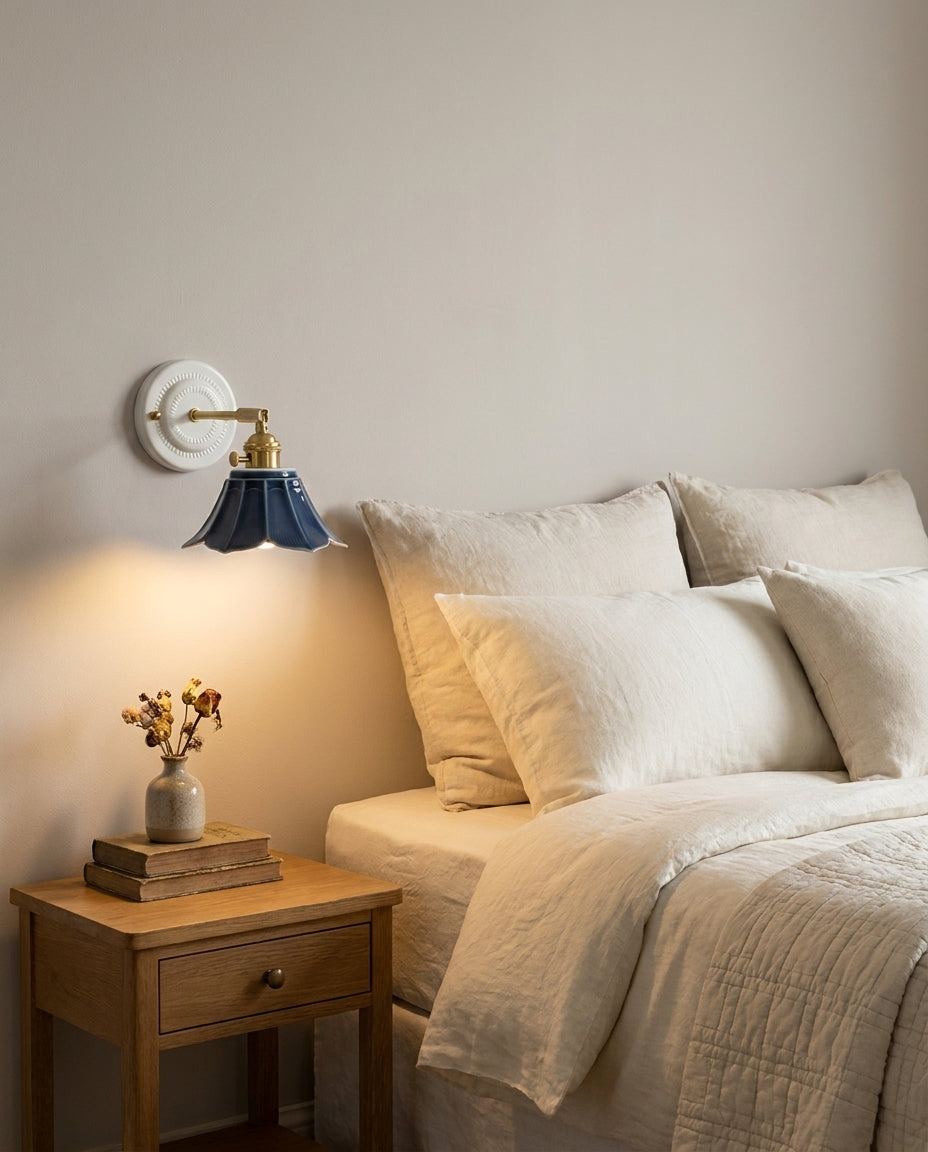 Navy Wall Sconce