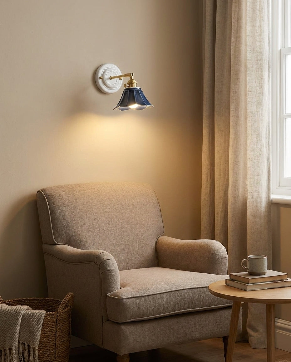 Navy Wall Sconce