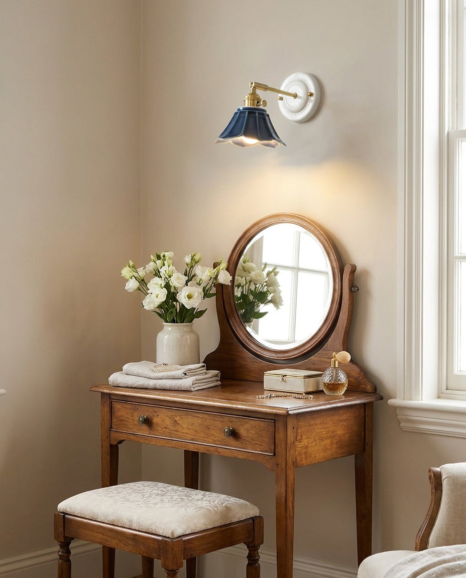 Navy Wall Sconce