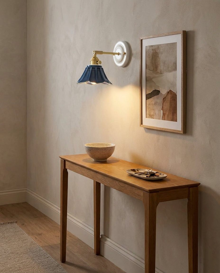 Navy Wall Sconce
