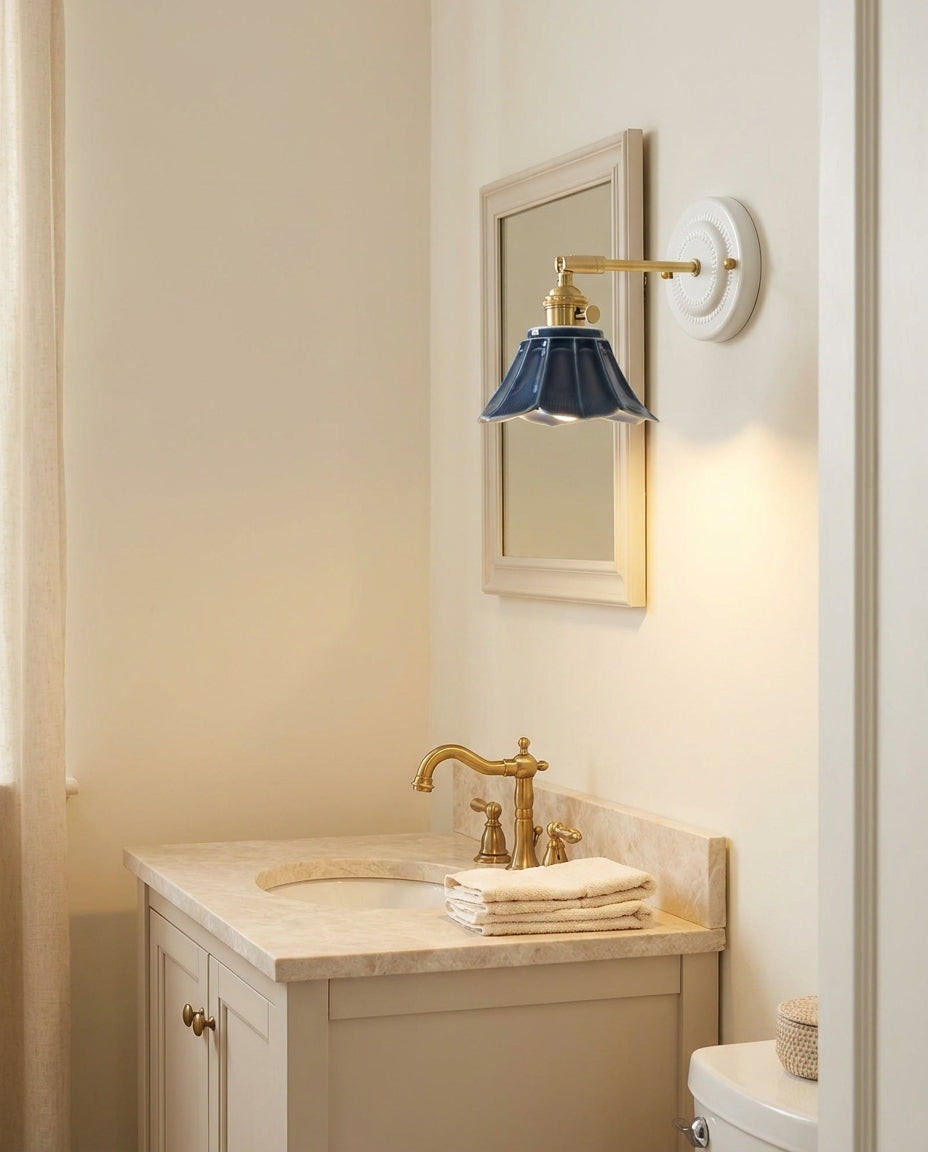 Navy Wall Sconce