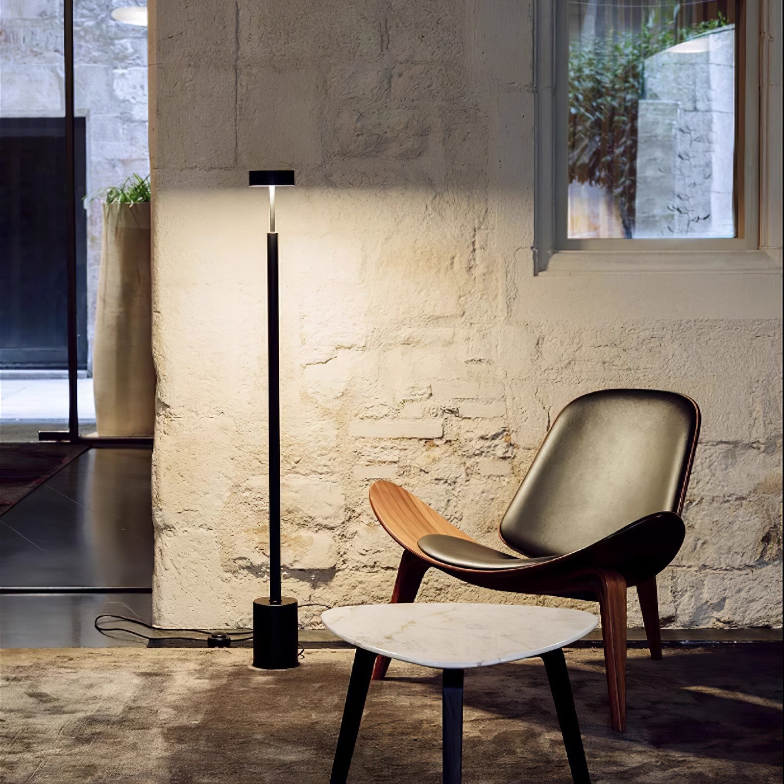 Circa Minimalist Rotatable Floor Lamp-Neutral Decor