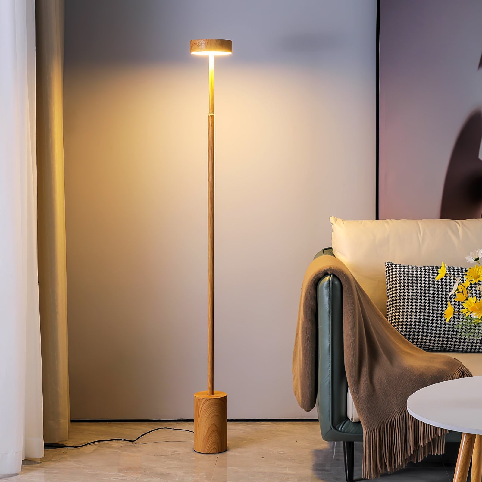 Circa Minimalist Rotatable Floor Lamp-Neutral Decor