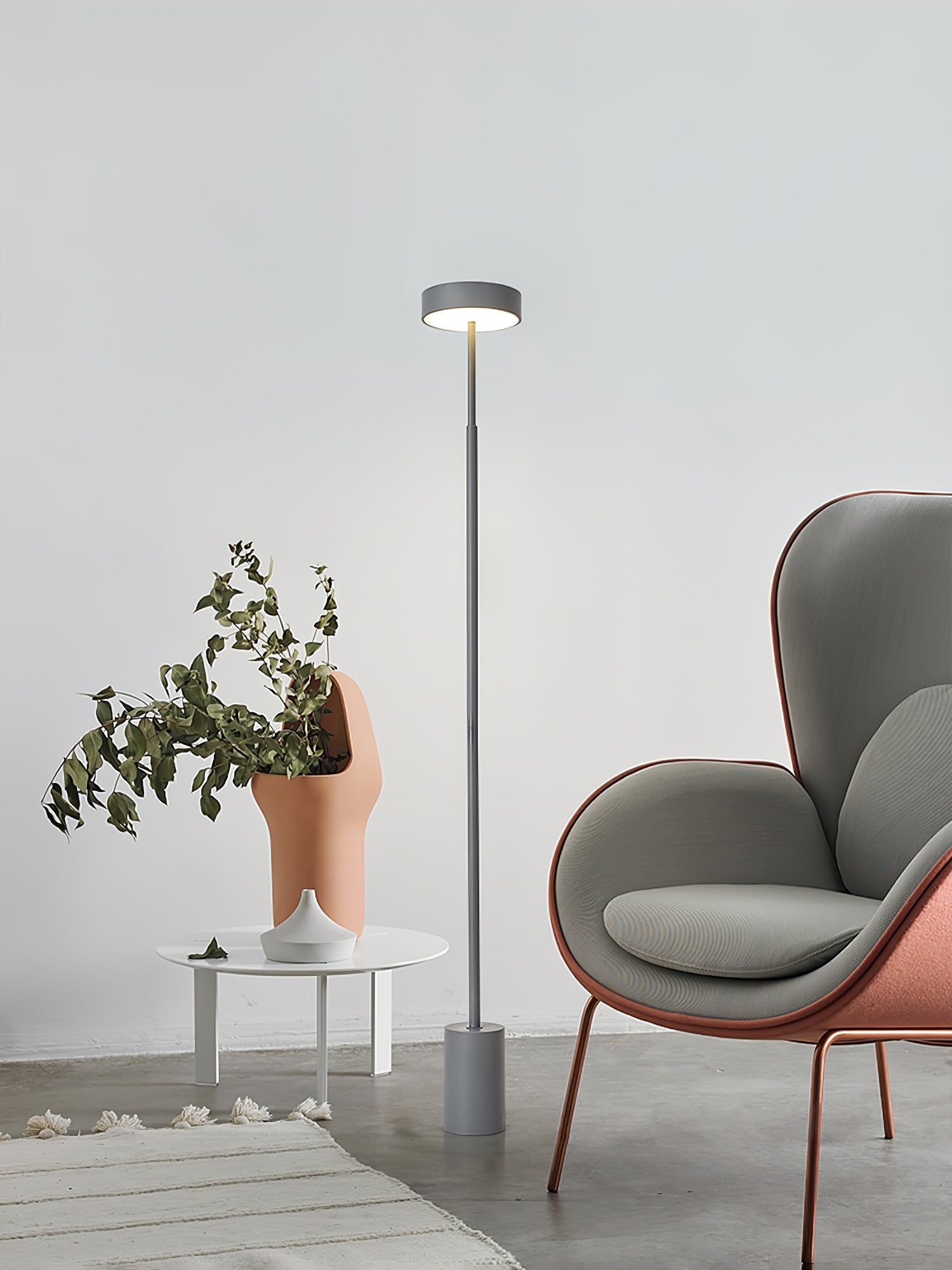 Circa Minimalist Rotatable Floor Lamp-Neutral Decor