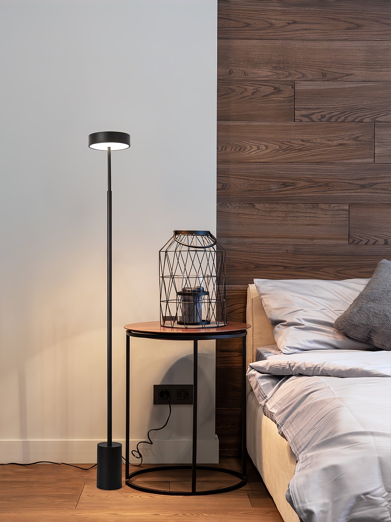 Circa Minimalist Rotatable Floor Lamp-Neutral Decor
