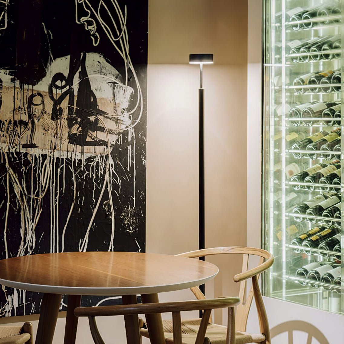 Circa Minimalist Rotatable Floor Lamp-Neutral Decor