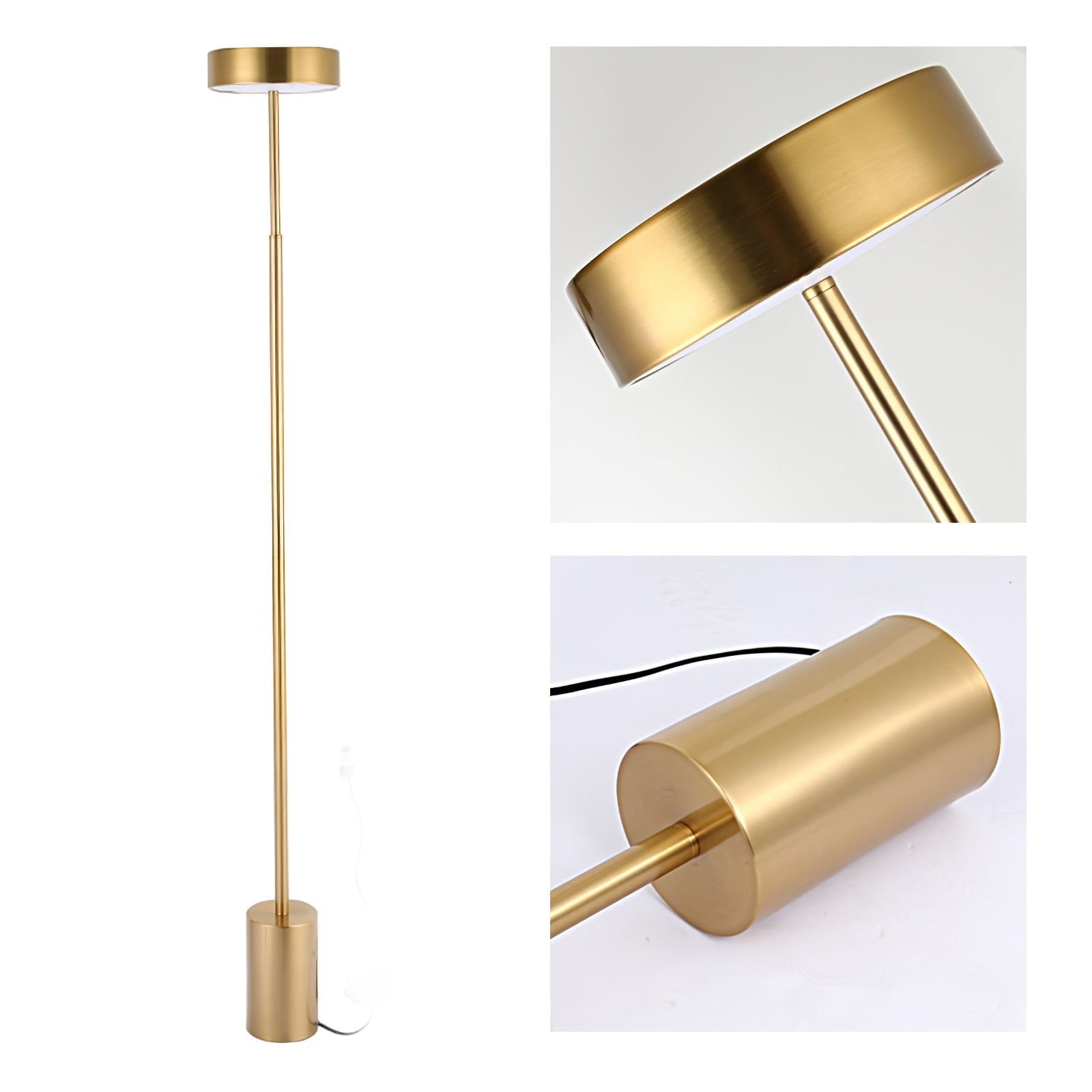 Circa Minimalist Rotatable Floor Lamp-Neutral Decor