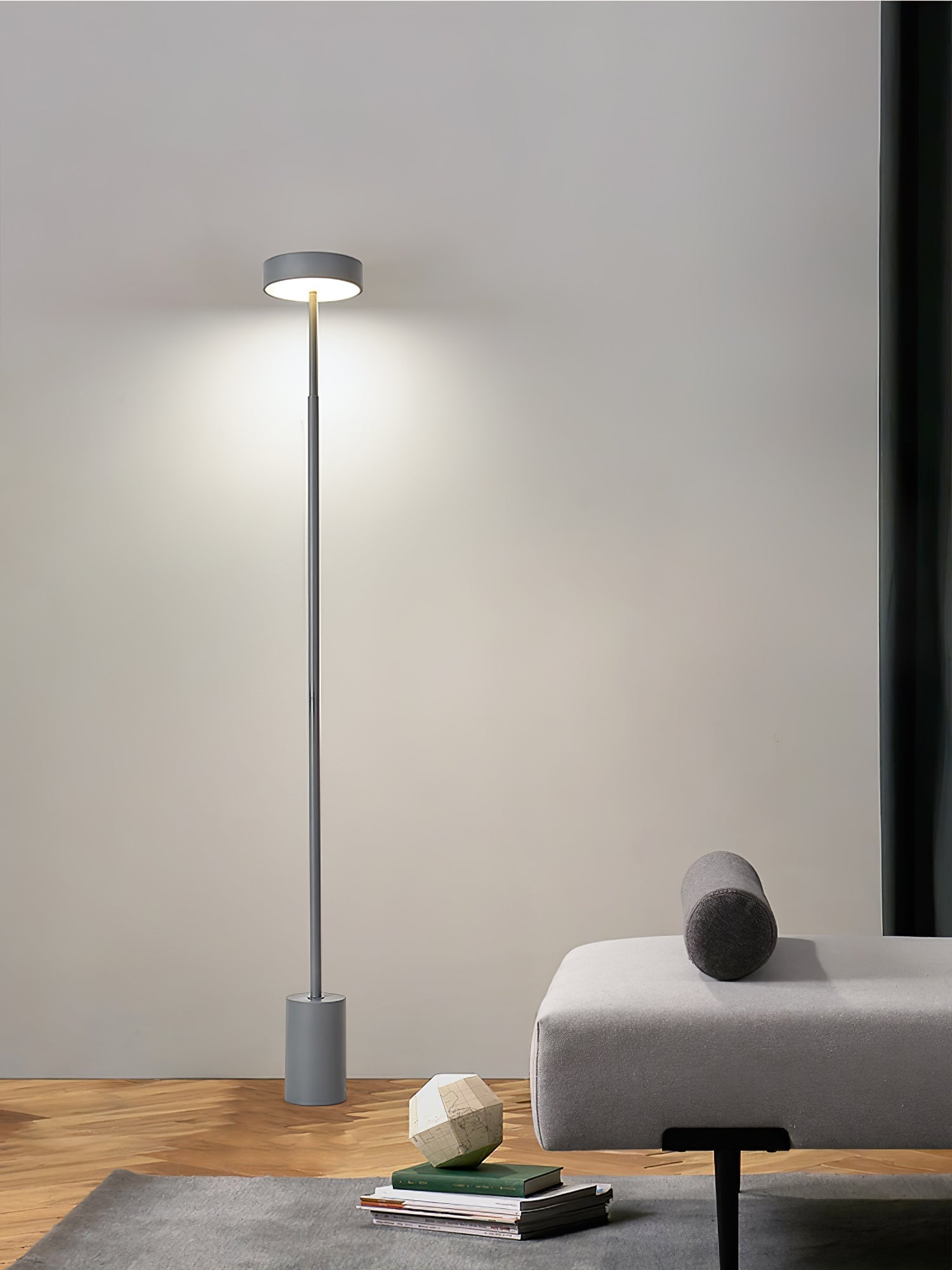 Circa Minimalist Rotatable Floor Lamp-Neutral Decor
