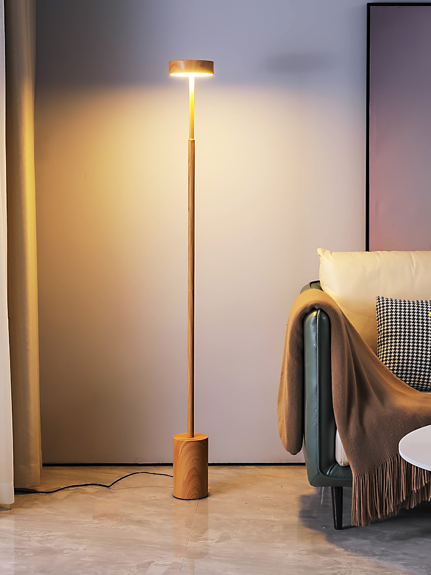 Circa Minimalist Rotatable Floor Lamp-Neutral Decor