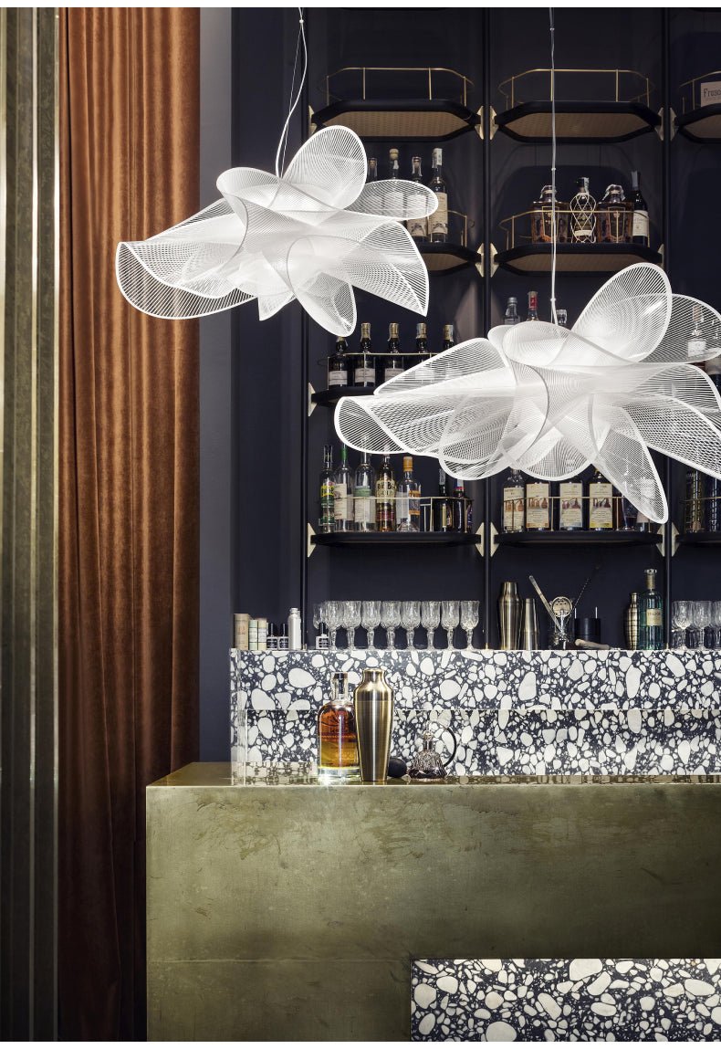 Nebula Bloom Chandelier-Neutral Decor