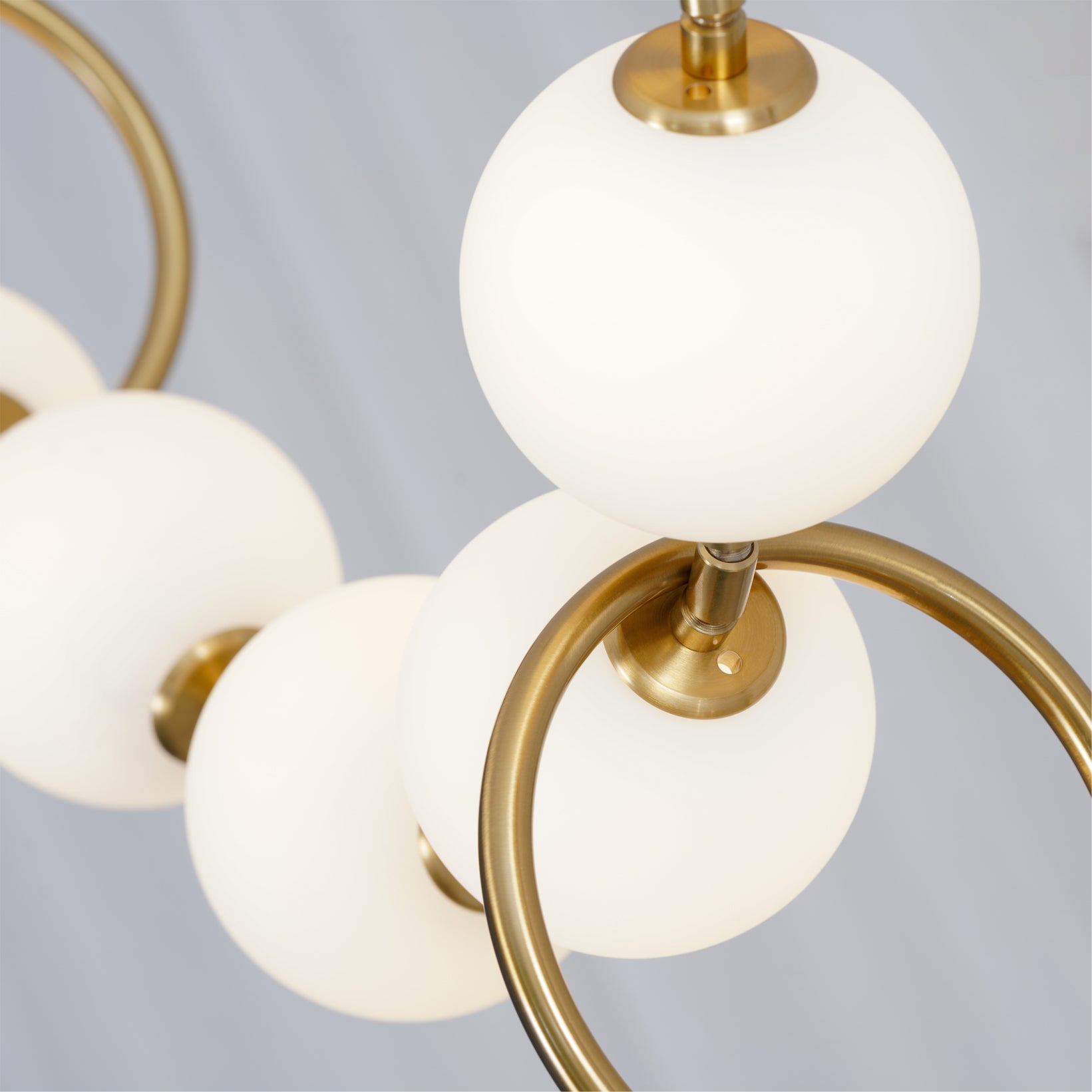Lustra Pendant Lamp Necklace Glass-Neutral Decor