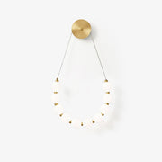 Ilirel Art Necklace Loop Brass Wall Lamp-Neutral Decor