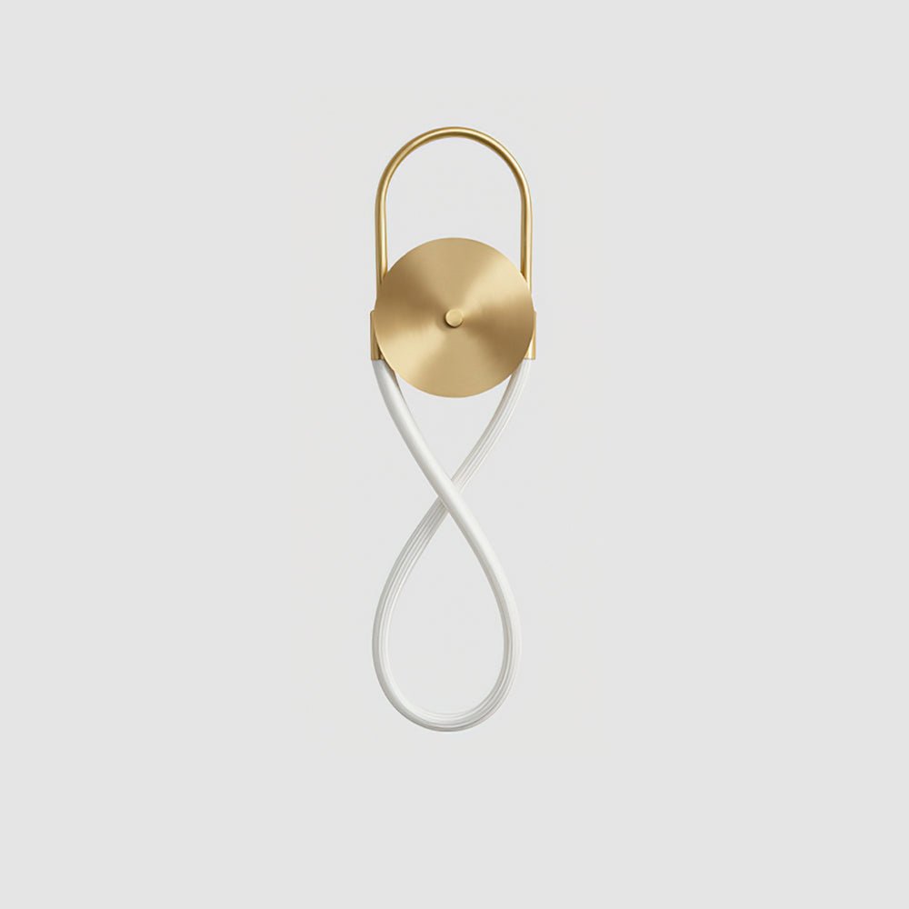 Ilirel Art Necklace Loop Brass Wall Lamp-Neutral Decor