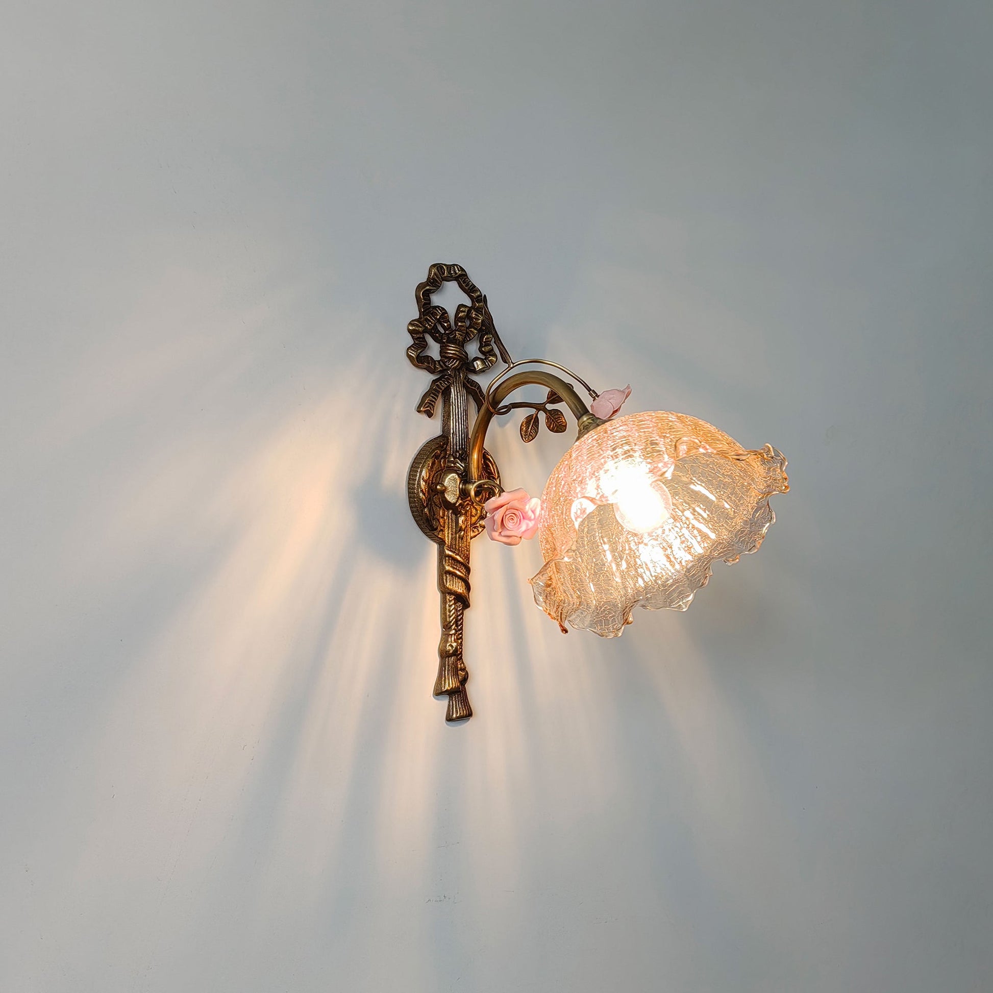 Neiman Wall Lamp from a high angle.