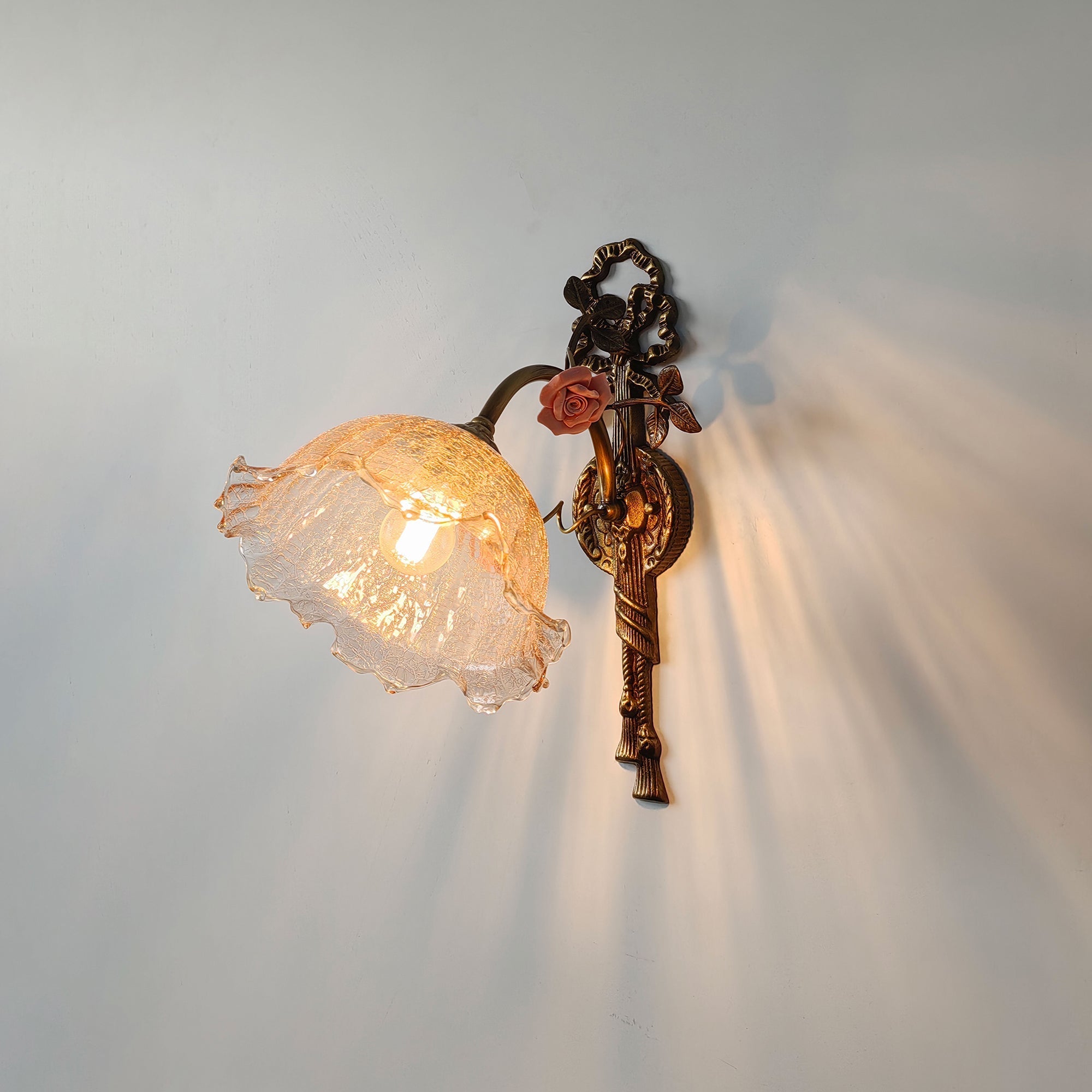 Neiman Wall Lamp from a low angle.