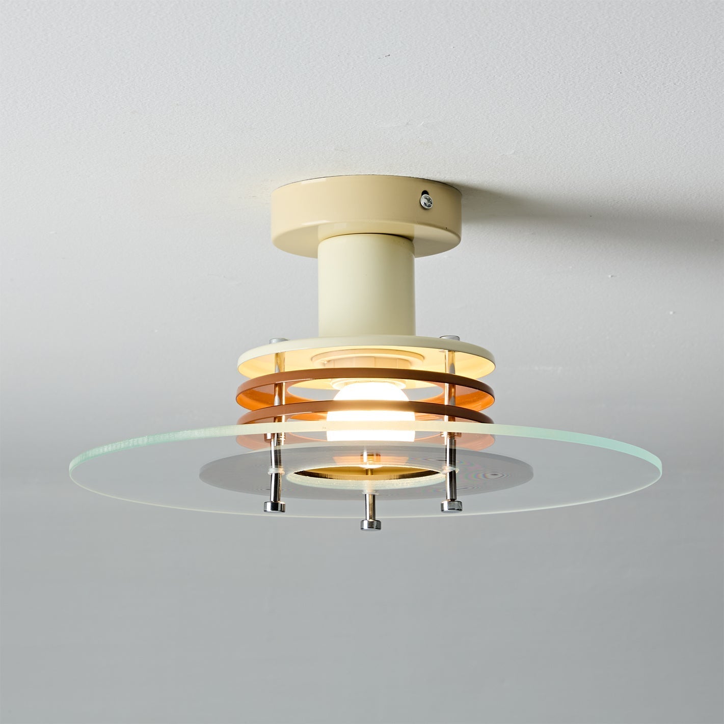 Angled view of the Nello Ceiling Lamp showing its modern design.