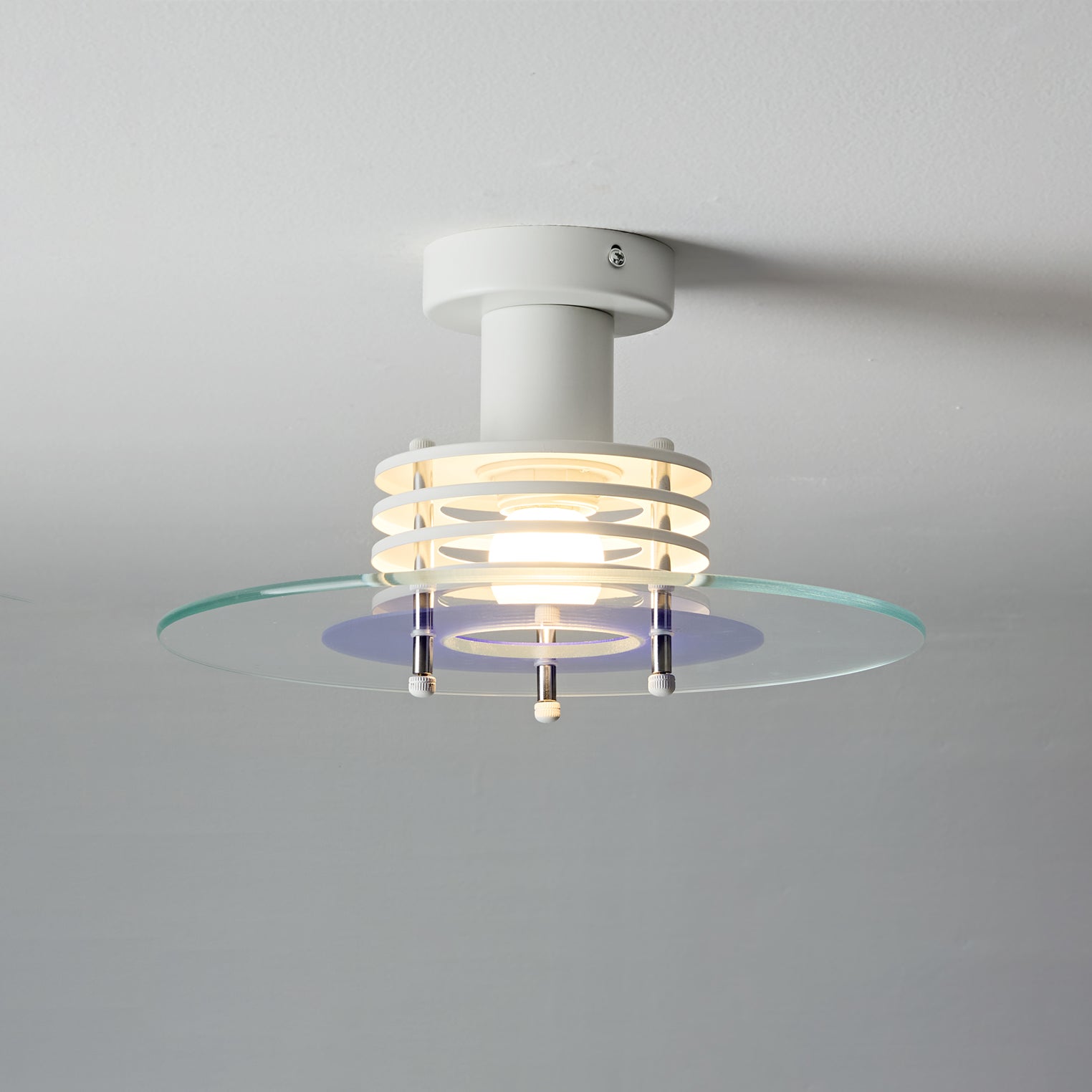 Product dimensions displayed for the Nello Ceiling Lamp.