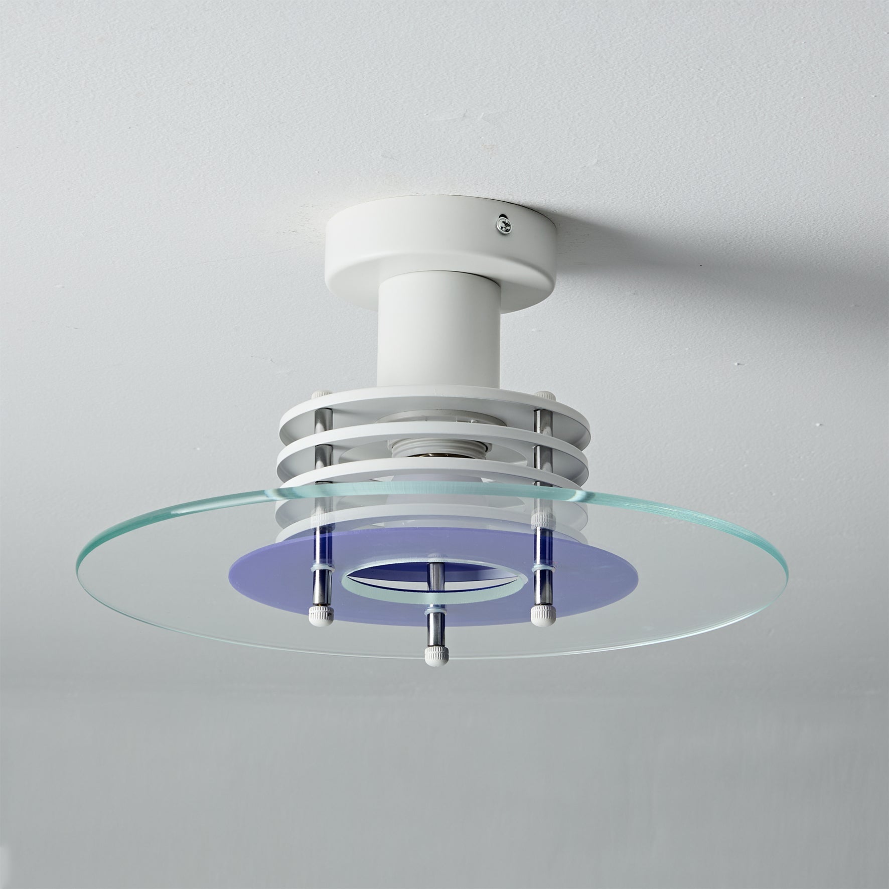 The Nello Ceiling Lamp with the light turned off to show its form.