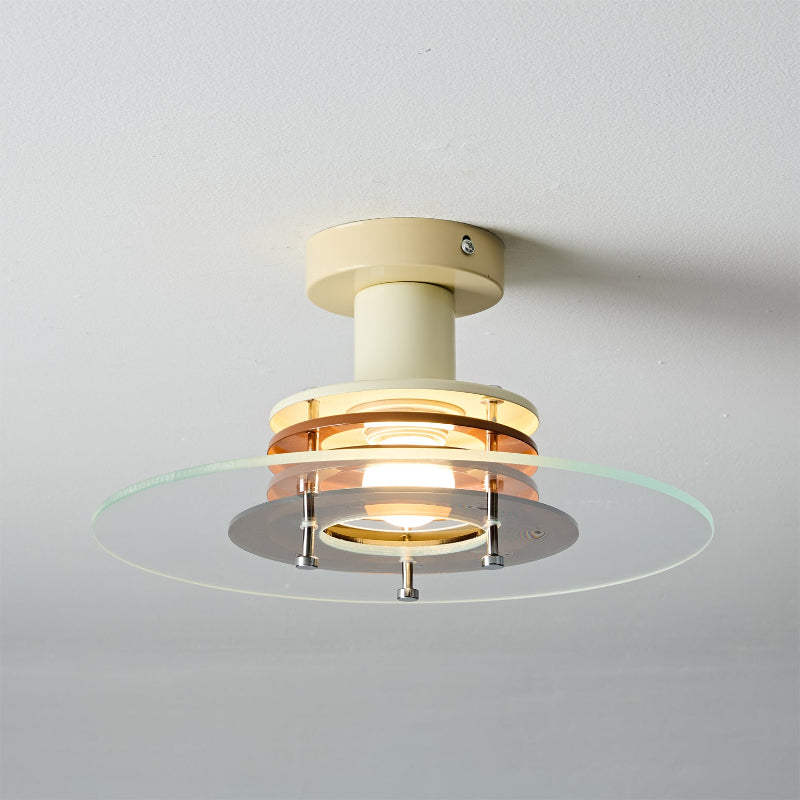 Top-down view of the Nello Ceiling Lamp's mounting plate.