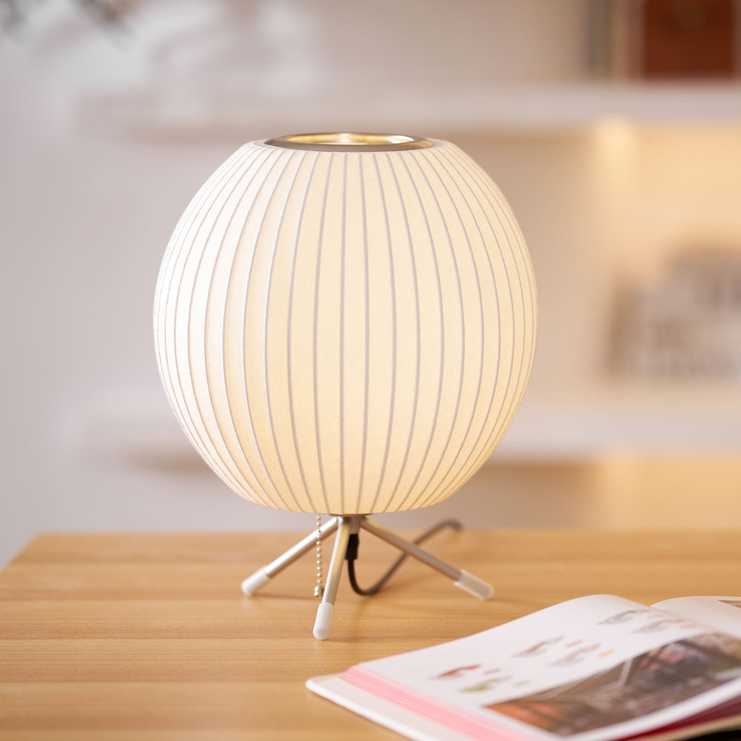 Rostix Steel Minimalist Table Lamp-Neutral Decor