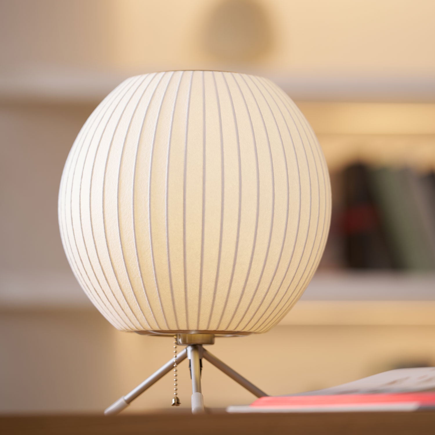 Rostix Steel Minimalist Table Lamp-Neutral Decor
