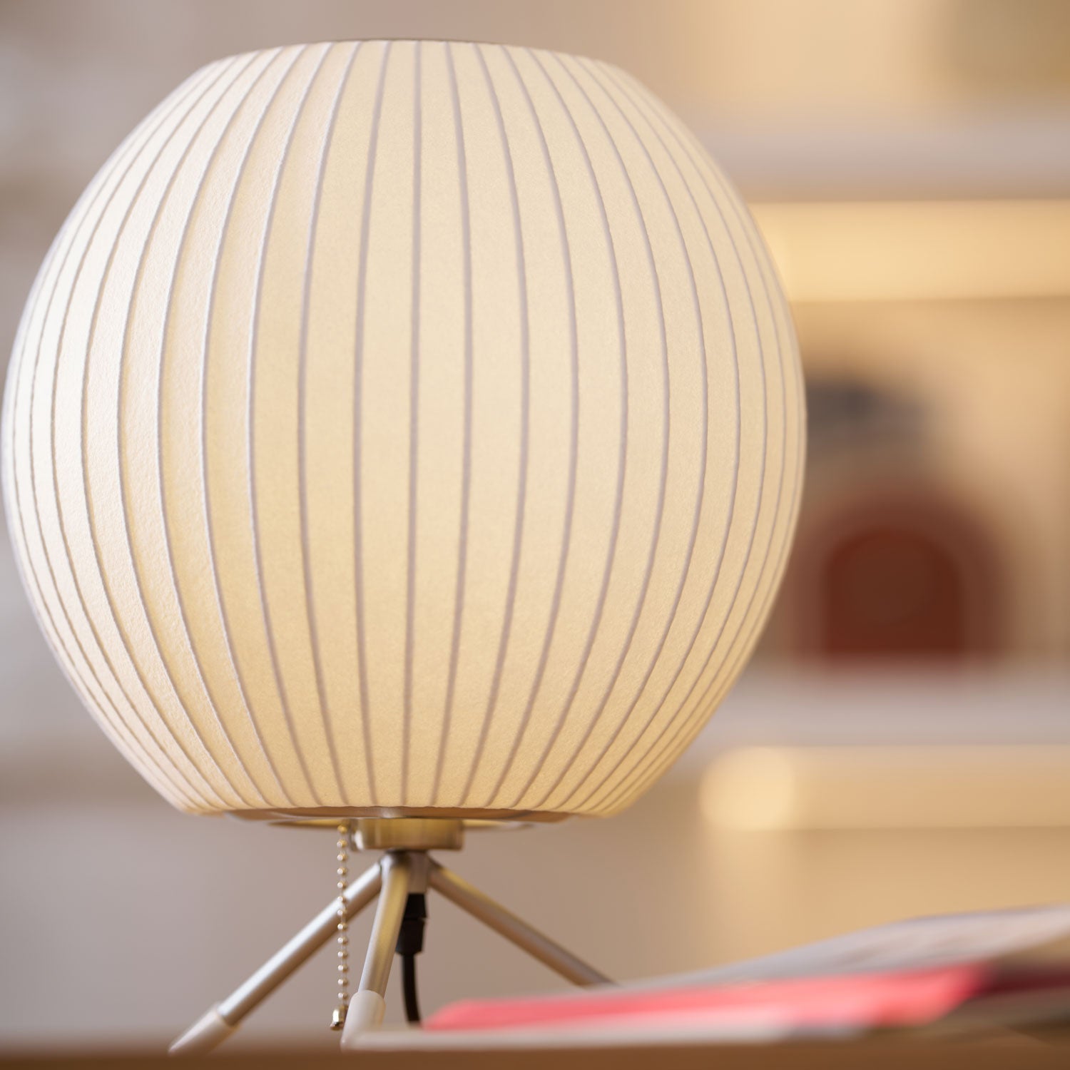 Rostix Steel Minimalist Table Lamp-Neutral Decor