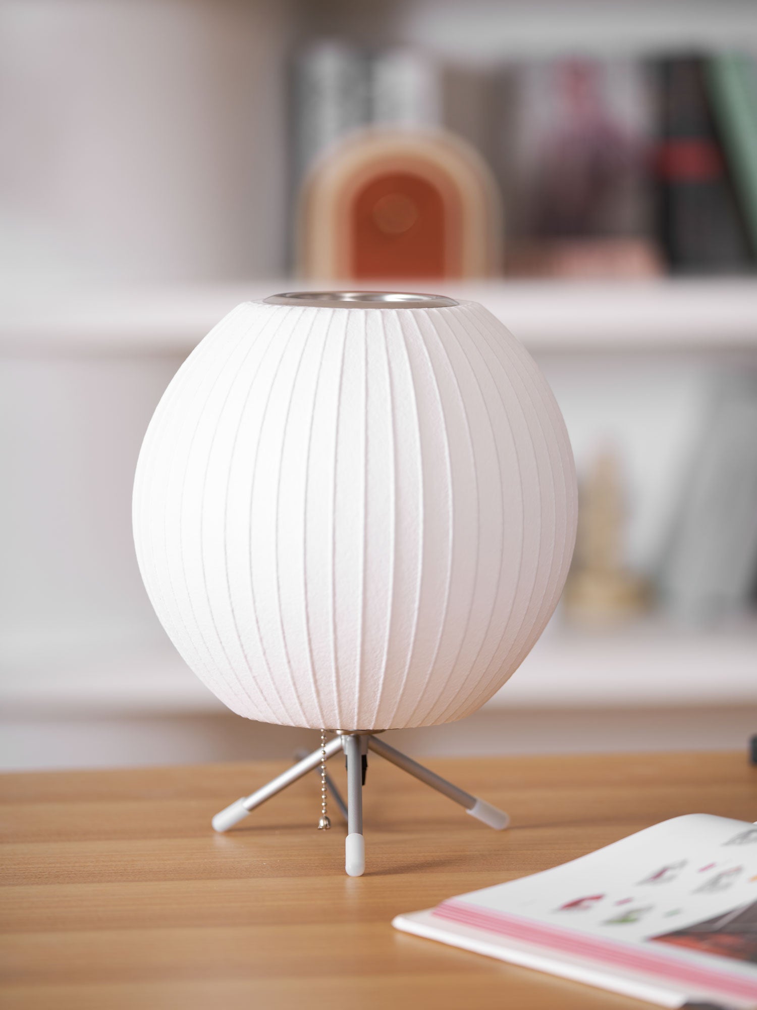 Rostix Steel Minimalist Table Lamp-Neutral Decor