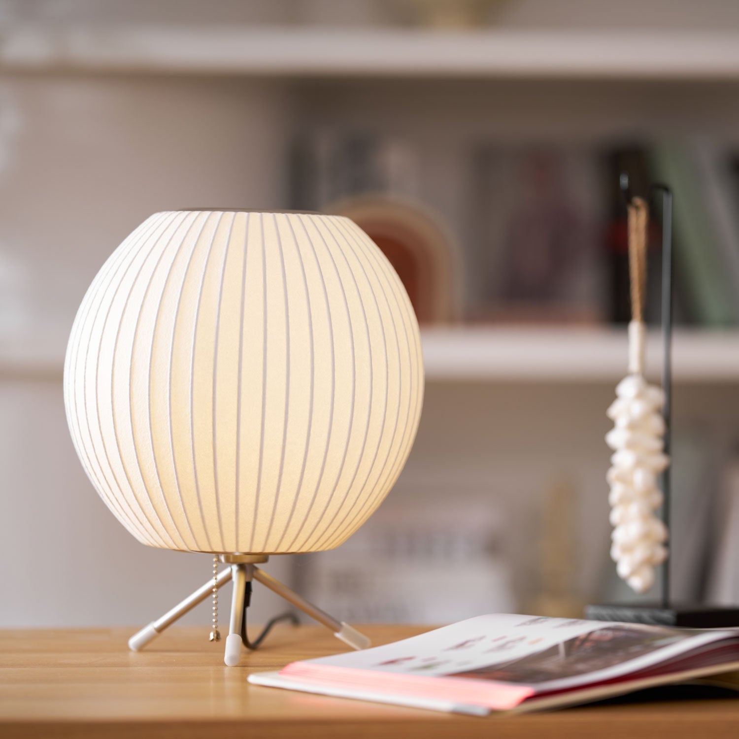 Rostix Steel Minimalist Table Lamp-Neutral Decor