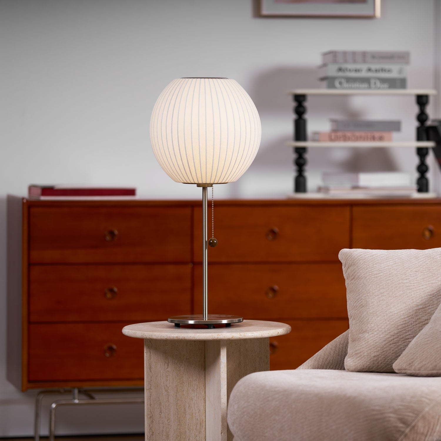Solisive Steel Artistic Table Lamp-Neutral Decor
