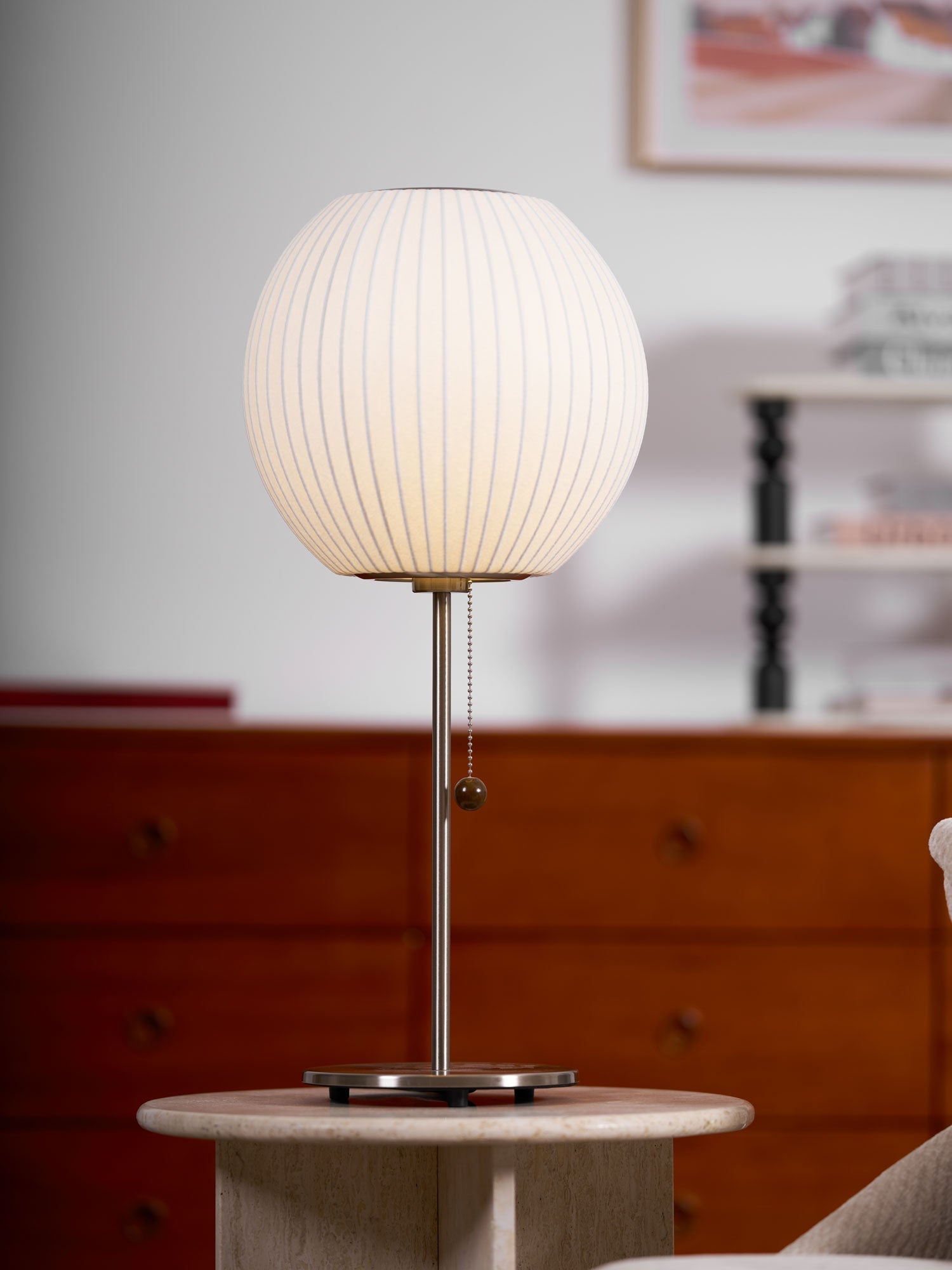 Solisive Steel Artistic Table Lamp-Neutral Decor