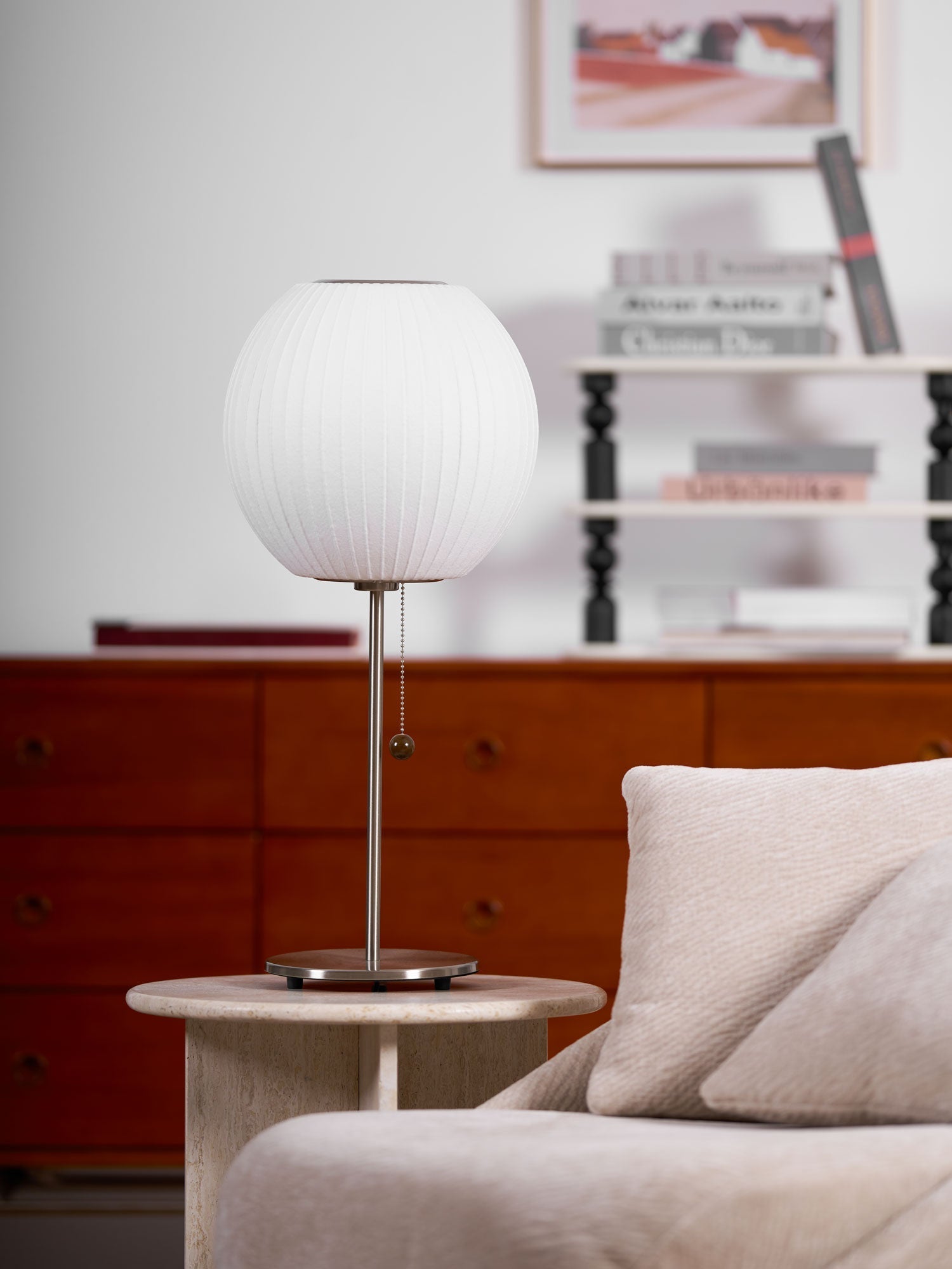 Solisive Steel Artistic Table Lamp-Neutral Decor