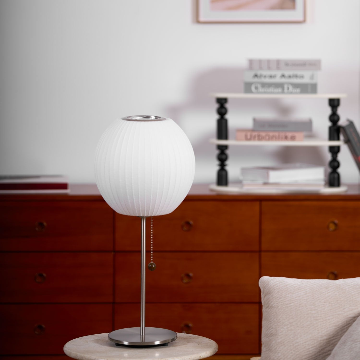 Solisive Steel Artistic Table Lamp-Neutral Decor