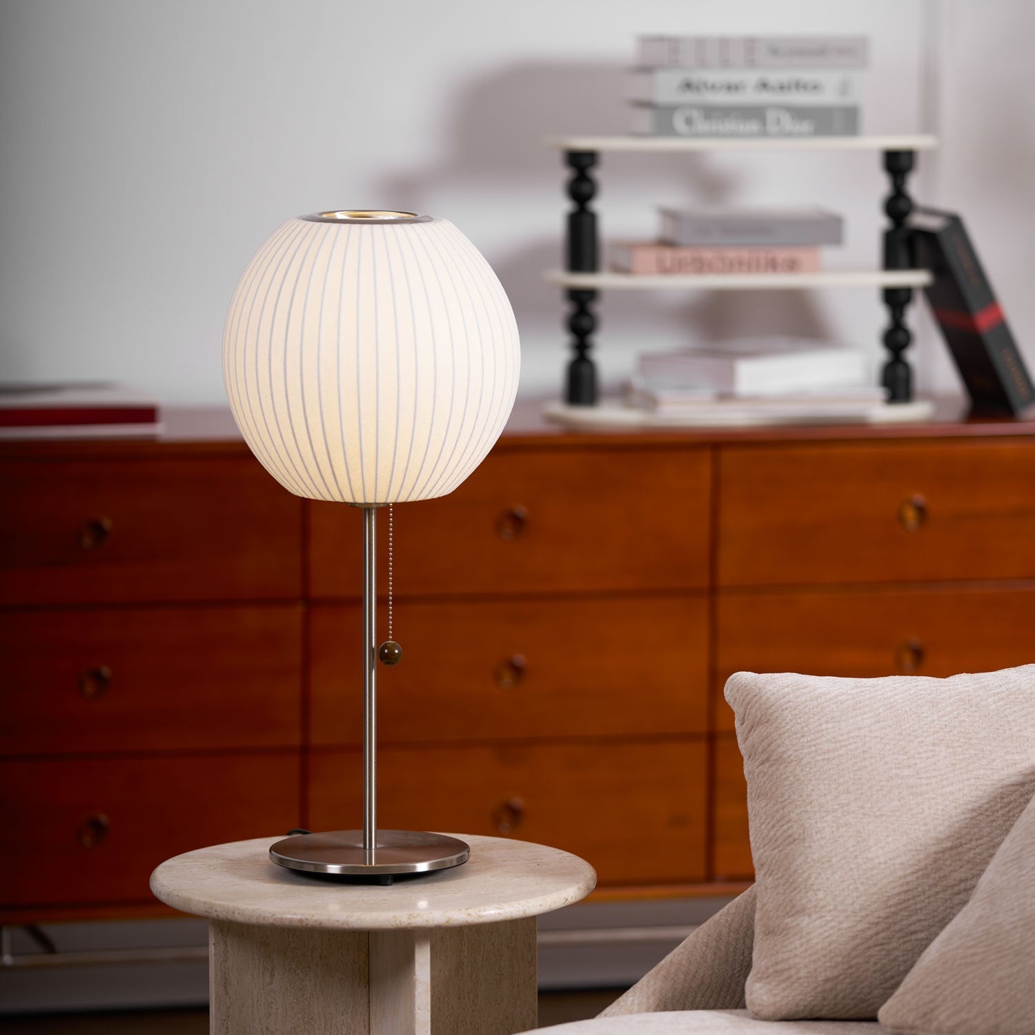 Solisive Steel Artistic Table Lamp-Neutral Decor