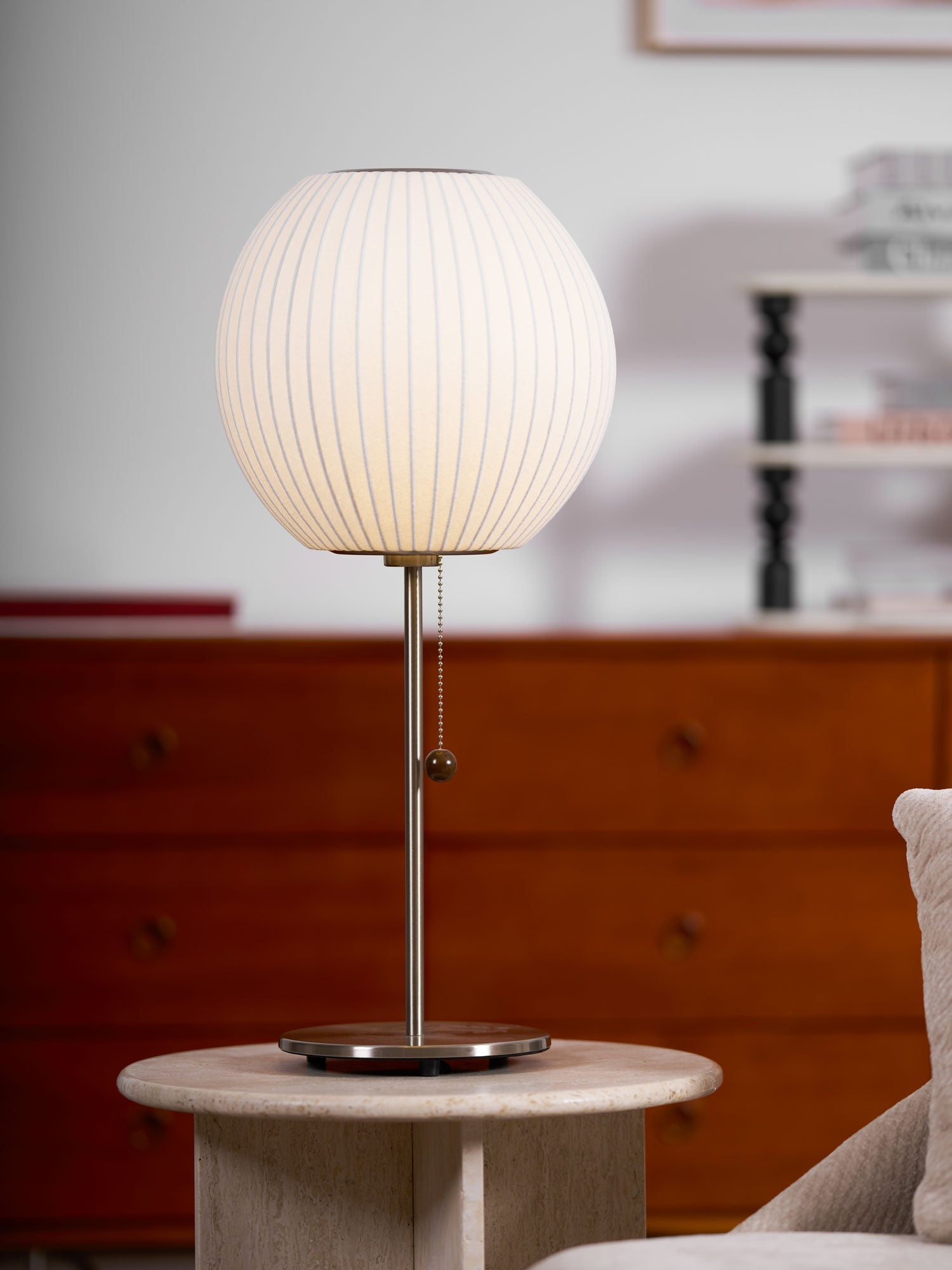 Solisive Steel Artistic Table Lamp-Neutral Decor