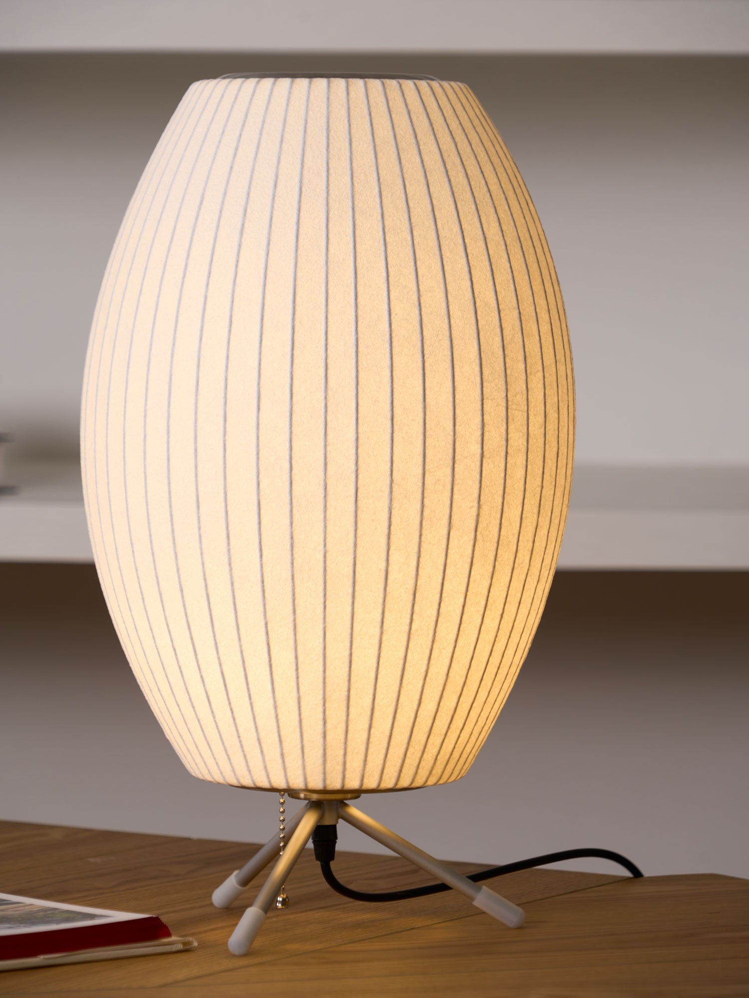 Rostix Steel Minimalist Table Lamp-Neutral Decor