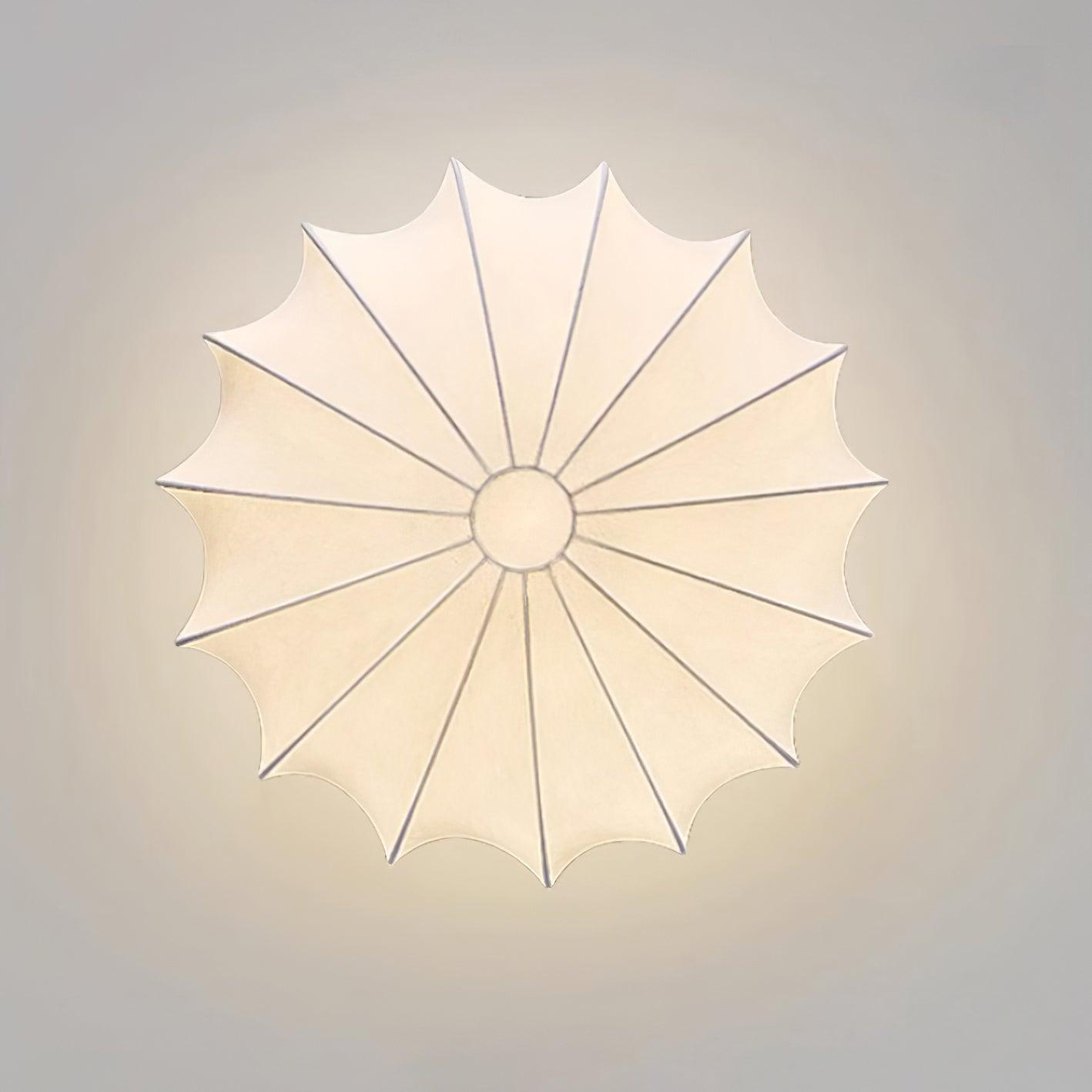 Eveny Ceiling Lamp Fabric Shell Sculptural Elegant-Neutral Decor
