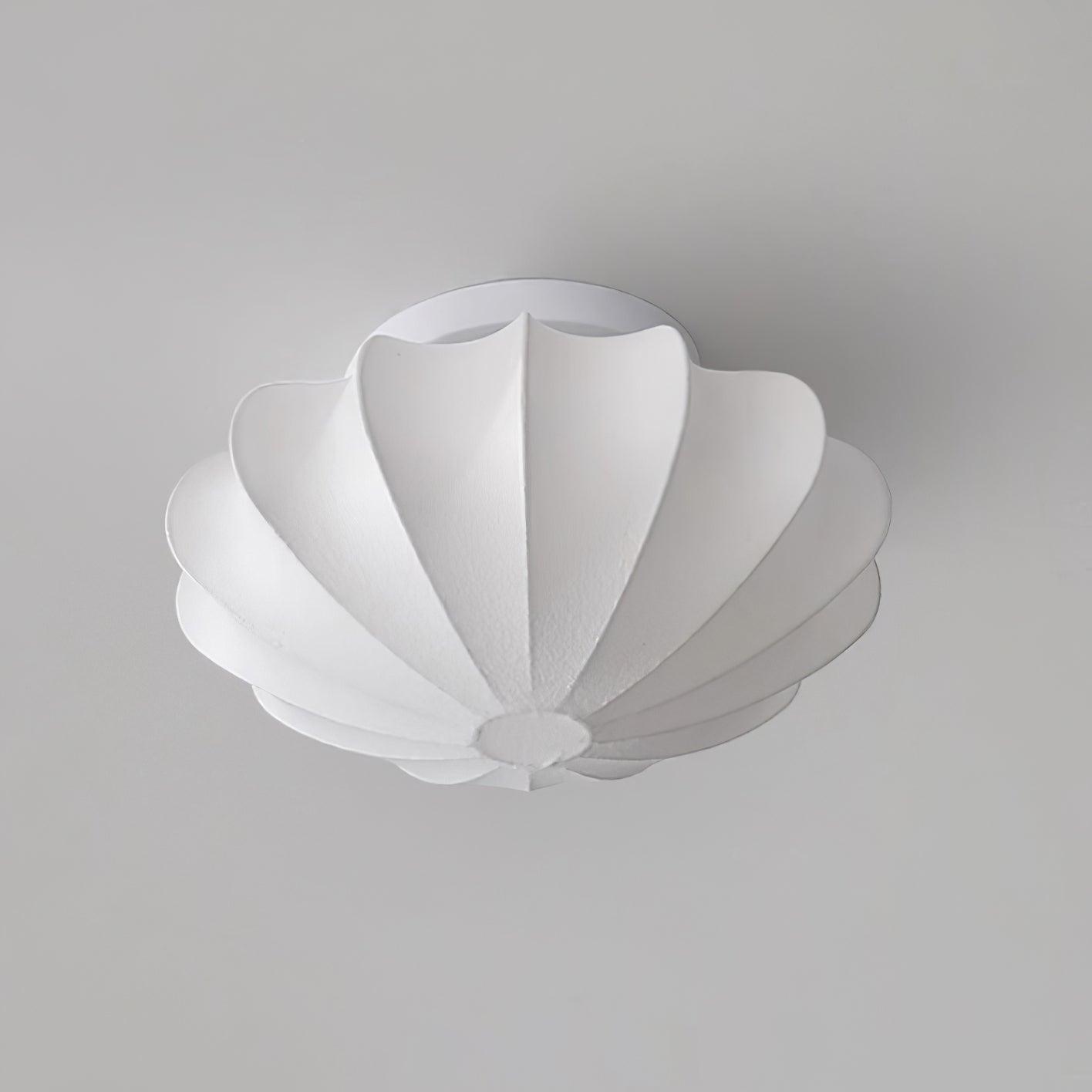 Eveny Ceiling Lamp Fabric Shell Sculptural Elegant-Neutral Decor