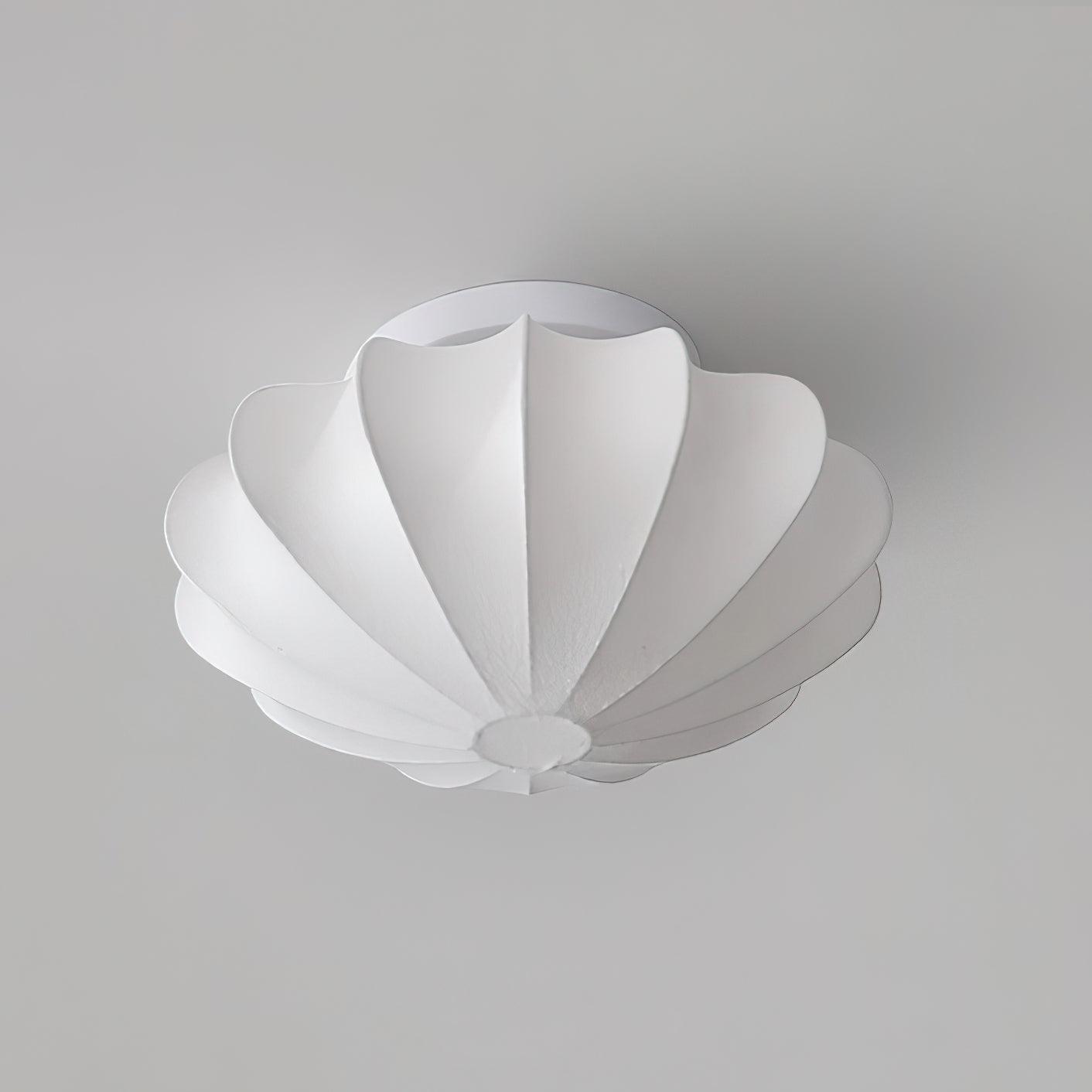 Eveny Ceiling Lamp Fabric Shell Sculptural Elegant-Neutral Decor