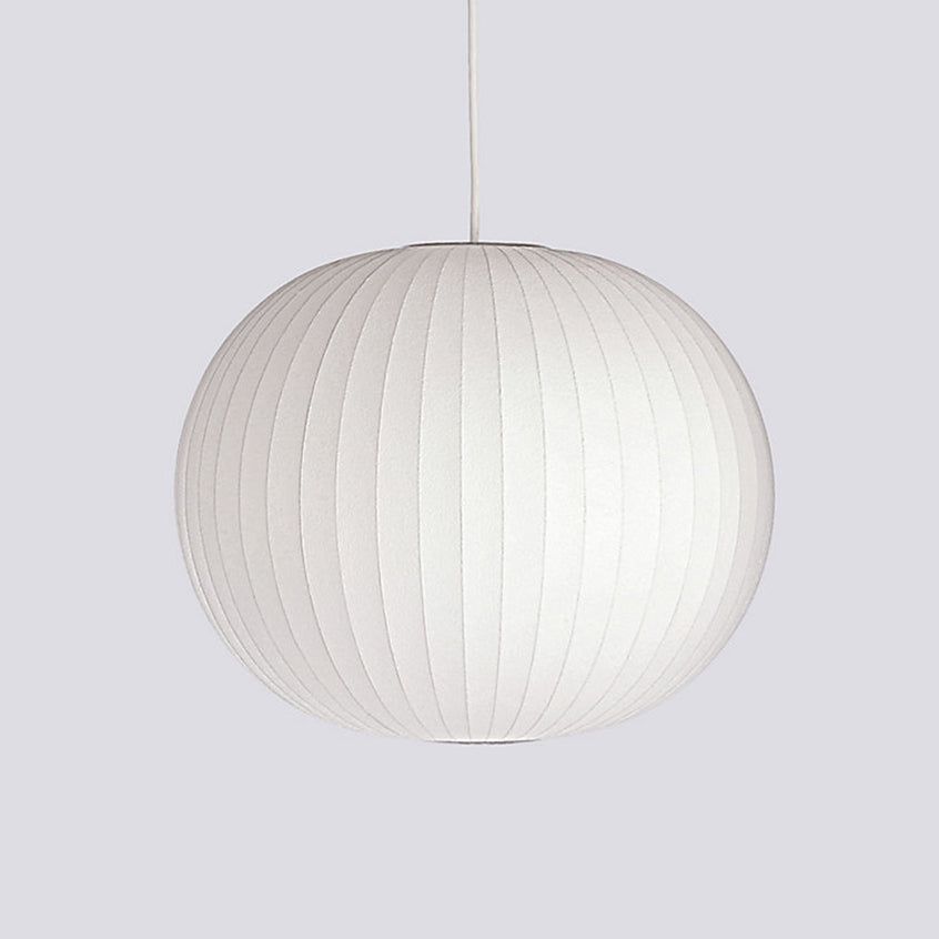 Bis Silk & Steel Pendant Lamp-Neutral Decor