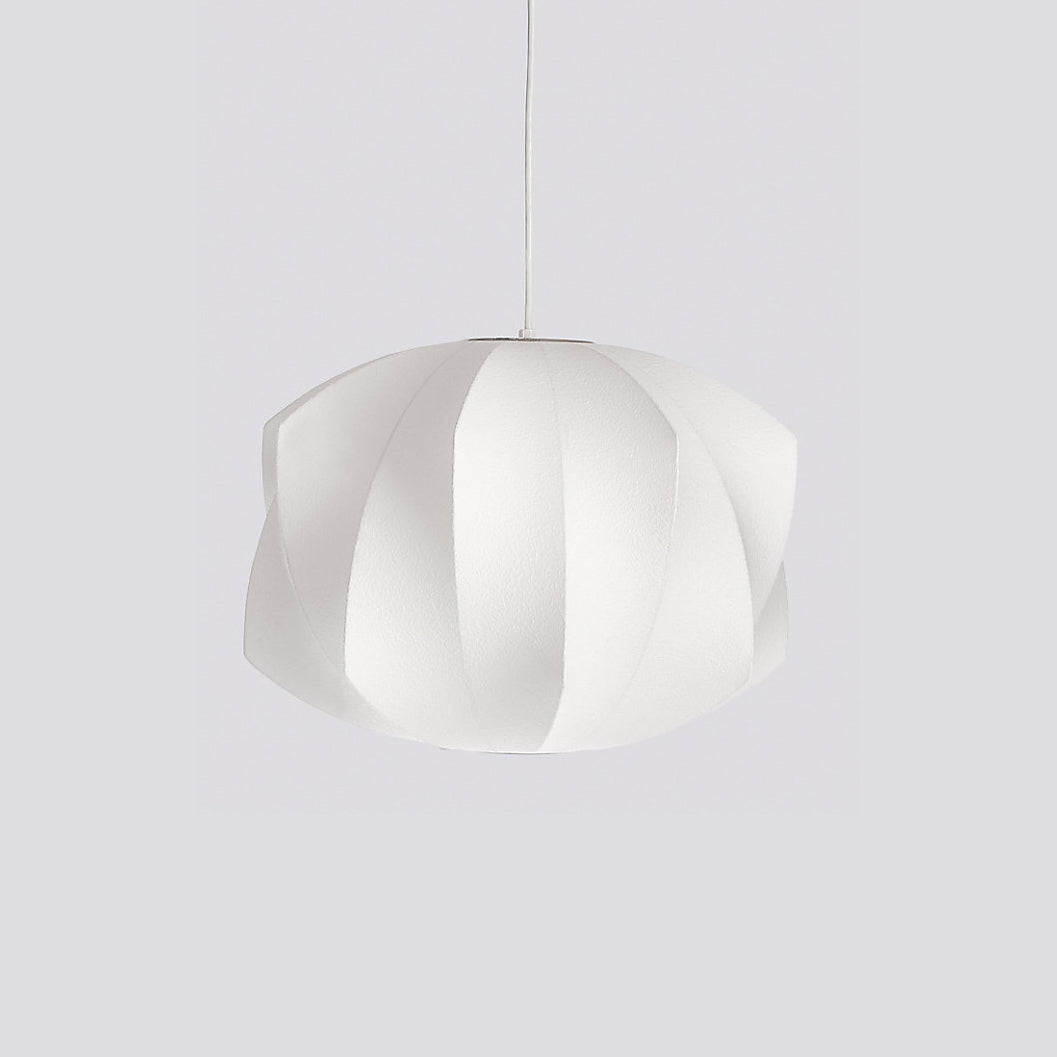 Nebula Bubble Mulberry Silk Pendant Lamp-Neutral Decor